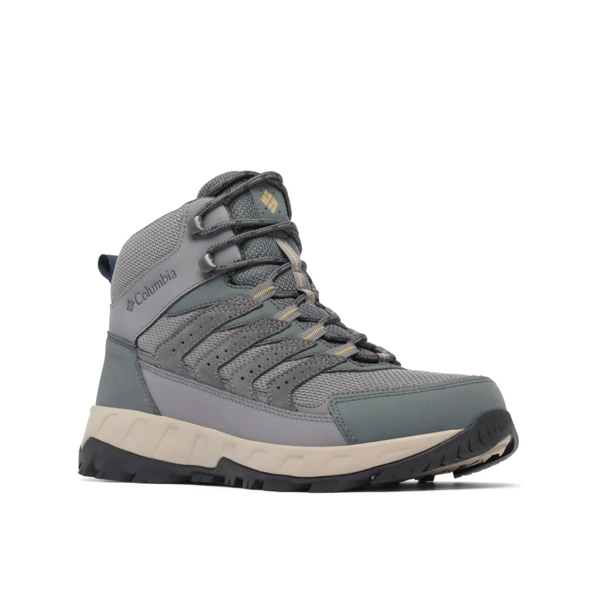 Columbia Grey Strata Trail Mid Waterproof Shoe Men s Als