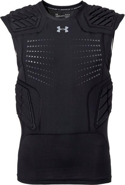 under armour youth padded football compression shirt