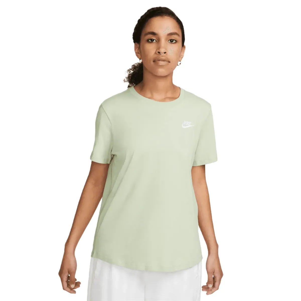 Nike-Sportswear-Club-Essentials-T-Shirt---Women-s-Honeydew---White-XS.jpg