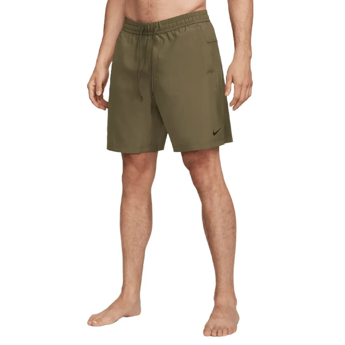 olive green nike shorts men