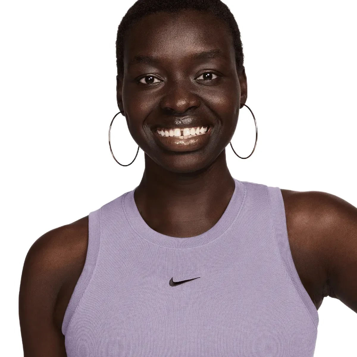 Nike Sportswear Chill Knit Tight Cropped Mini-Rib Tank Top