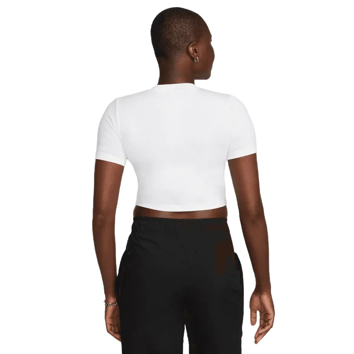 売れ筋商品|||ナイキ カットソー トップス レディース Women's Graphic Cropped Slim-Fit Crewneck T-Shirt Alabaster Nike Sportswear Essential Women's Slim Cropped T-Shirt. Nike.com