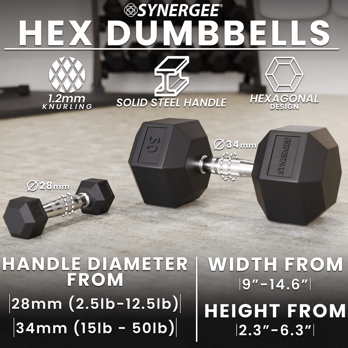 Rubber Hex Dumbbells York Pro Dumbbells Dumbbells Pair Uk