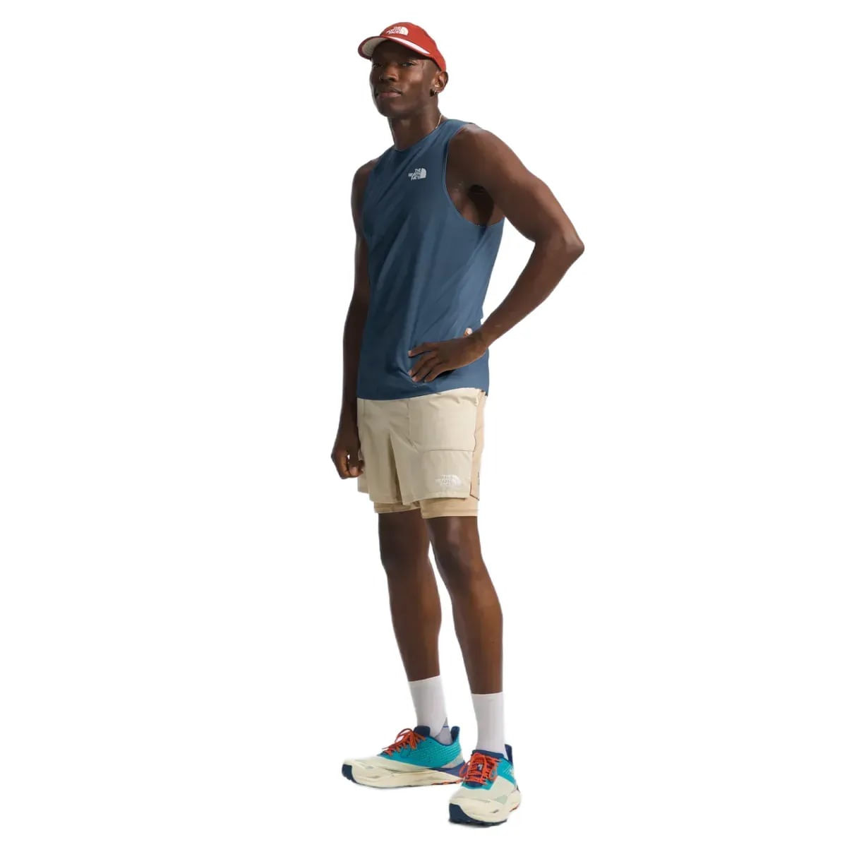 THE NORTH FACE Men's Sunriser Tank, TNF Black, X-Small at
