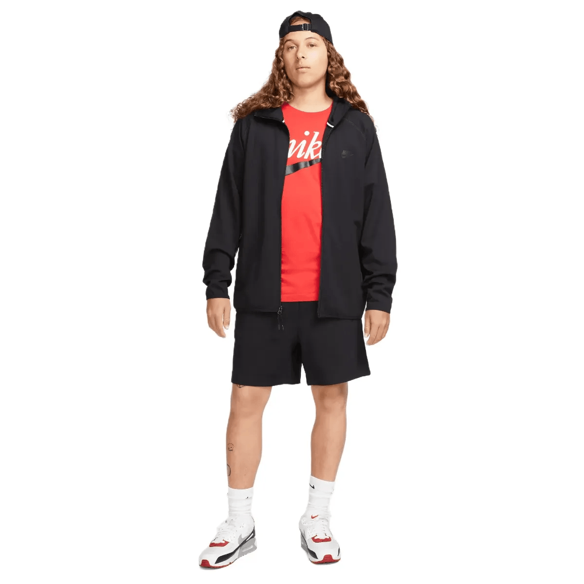 ★NIKE★TECH LIGHTWEIGHT KNIT FULL ZIP フーディ★追跡可 Nike Tech Lightweight Knit Full-Zip Hoodie - Men's - Als.com