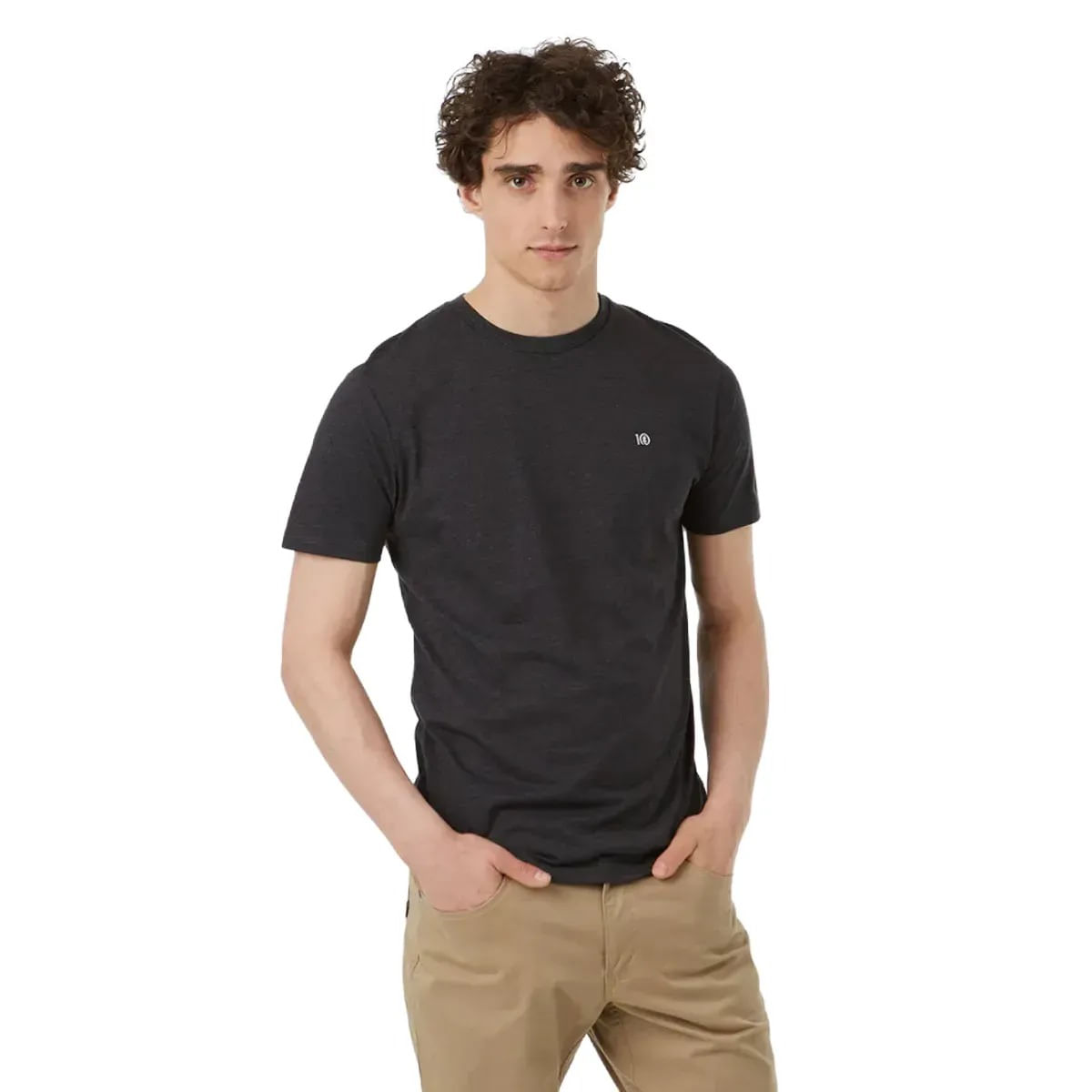 Tシャツ・カットソー [NOT4NERD] Trident Logo Ashen Dawn Regular Fit T-Shirts tentree Embroidered Ten Classic T-Shirt - Men's - Als.com