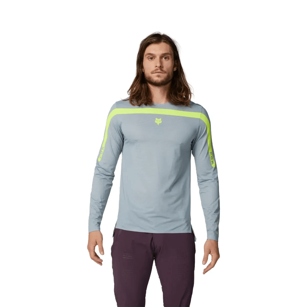 Fox Racing Flexair Race Long Sleeve Jersey - Men's - Gunmetal S