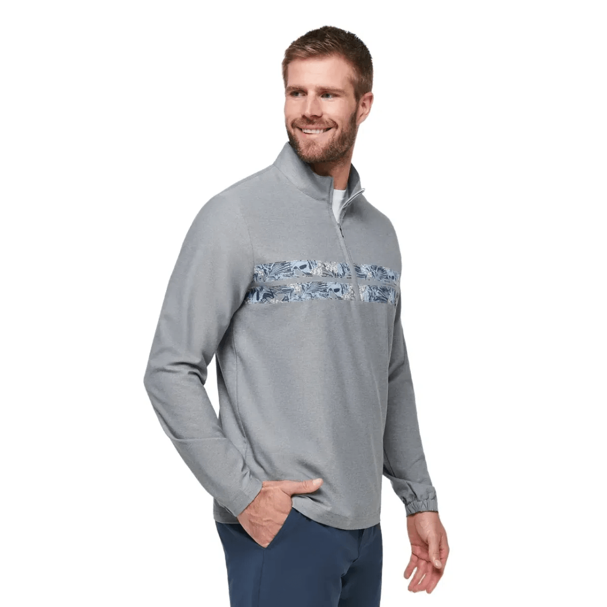 TravisMathew Move Mountains Quarter Zip Jacket - Men's - Als.com