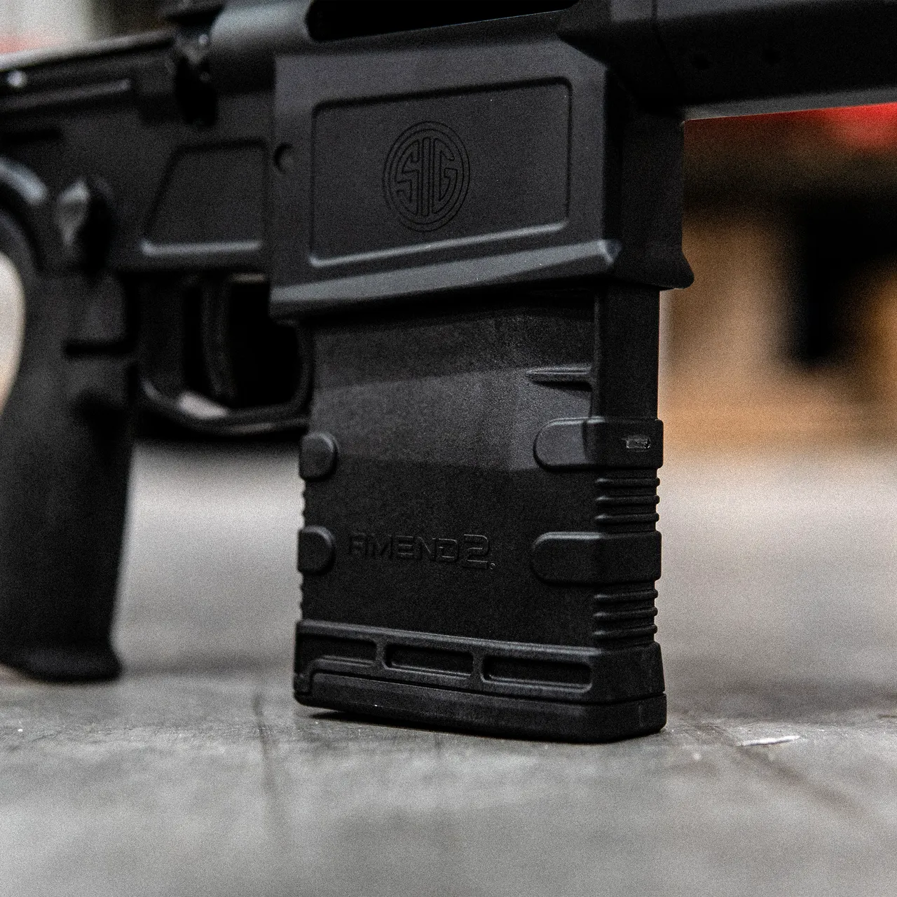 Amend2 Short Action AICS Magazine - Black 308 Winchester 5 Round