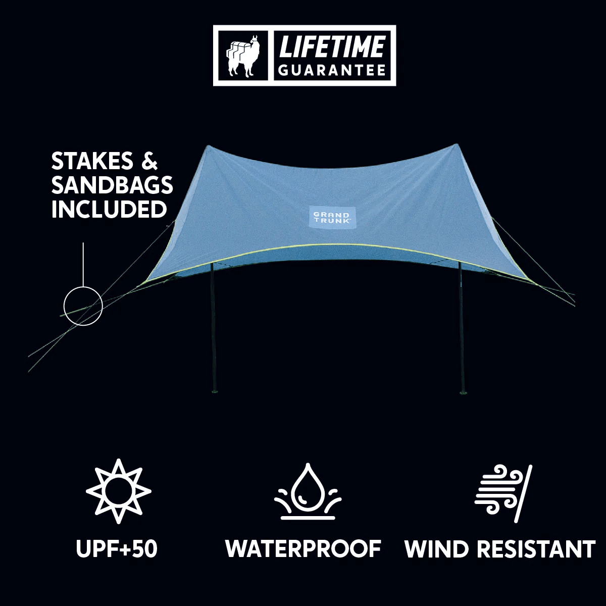 Grand Trunk ShadeCaster Sunshade - Storm – image 2 of 3