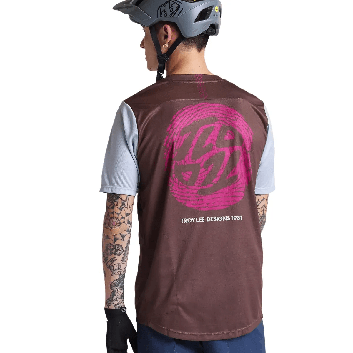 Troy Lee Designs Maillot de Manga Corta - Skyline - Blocks Cement
