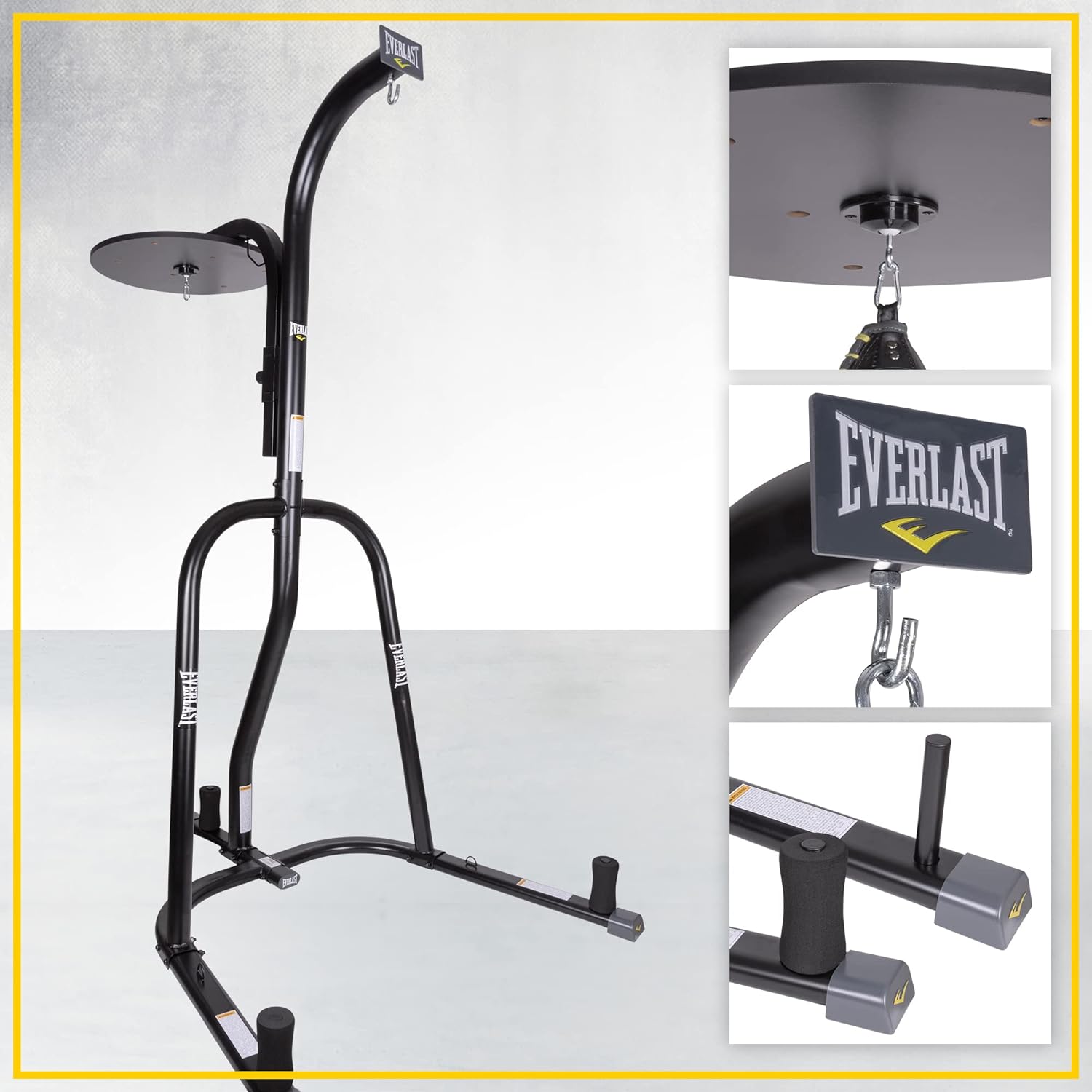 Dual Station Everlast Punching Bag And Speed Bag Dual Station