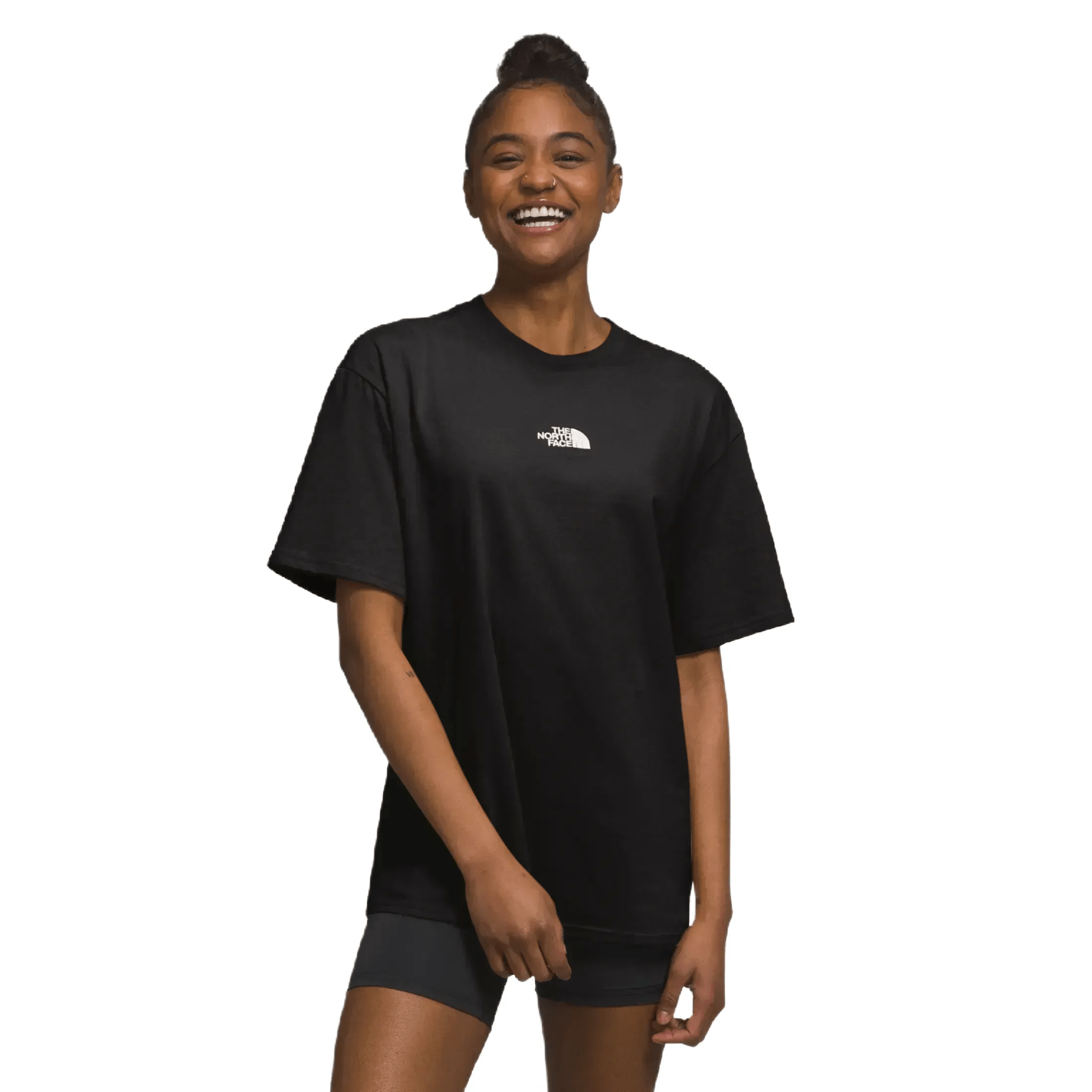 【THE NOTRH FACE】 M'S EVERGREEN S/S R/TEE‐PALE PEACH The North Face x Patron Plasticfree Peaks Oversized Tee