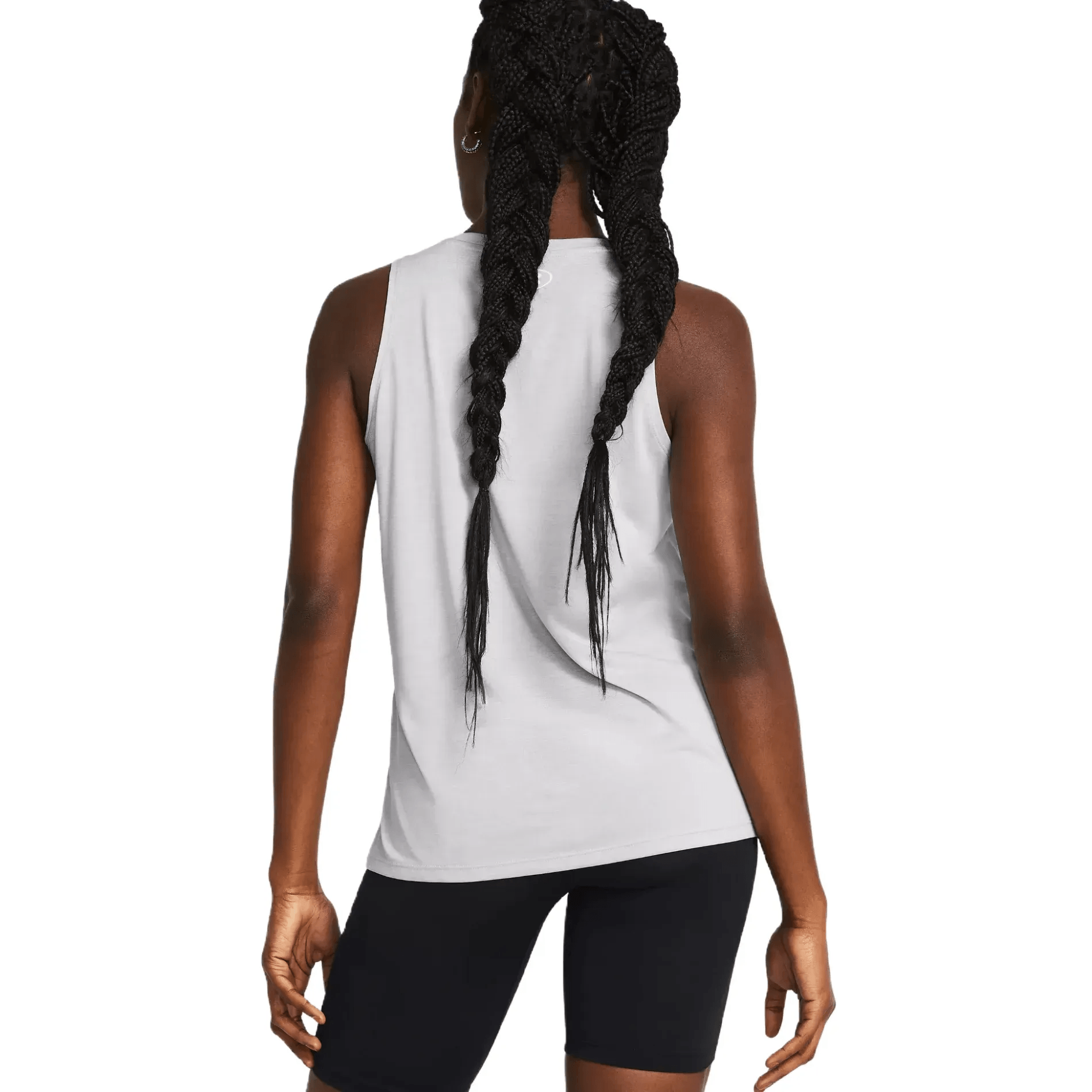 (取寄) アンダーアーマー レディース テック タンク ツイスト Under Armour women Tech Tank Twist Halo Gray/White/White Under Armour Women's Tech Twist Tank - Macy's