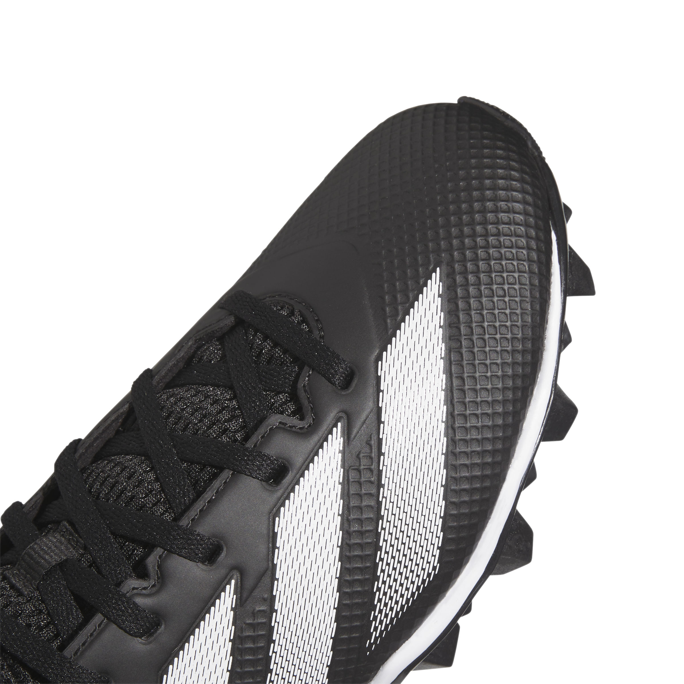 adidas Men\'s 11 adizero Impact.2 MD Football Cleats in‎ Core Black/White adidas Adizero Impact.2 Cleat - Core Black | Hibbett main image 4