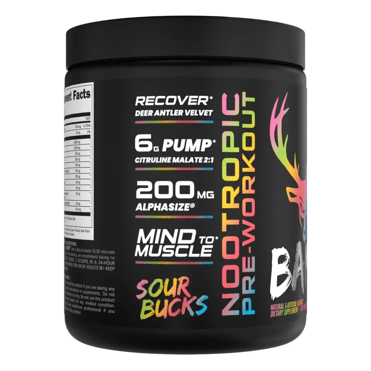 Bucked Up BAMF Nootropic Pre-Workout - Als.com