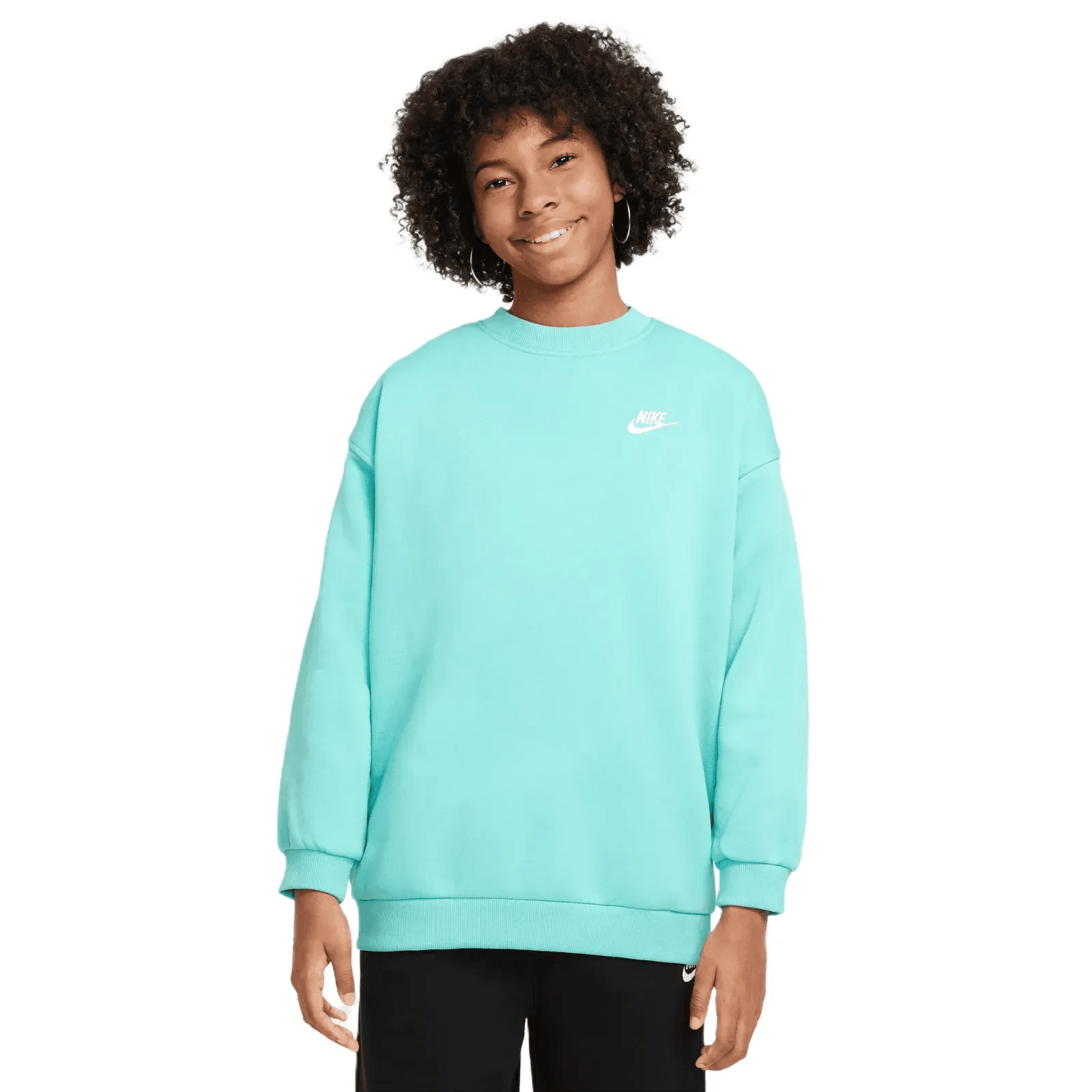 Nike-Sportswear-Club-Fleece-Oversized-Sweatshirt---Girls--Green-Frost---White-XS.jpg