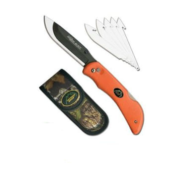 Outdoor Edge Razor-Blaze Knife - ORANGE 3.5"