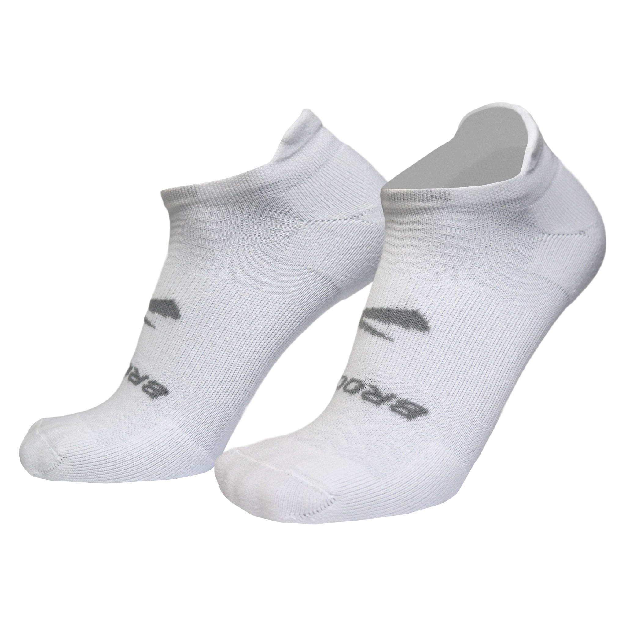 Brooks Run-In No Show Sock (6 Pack) - Asphalt / White / Black S