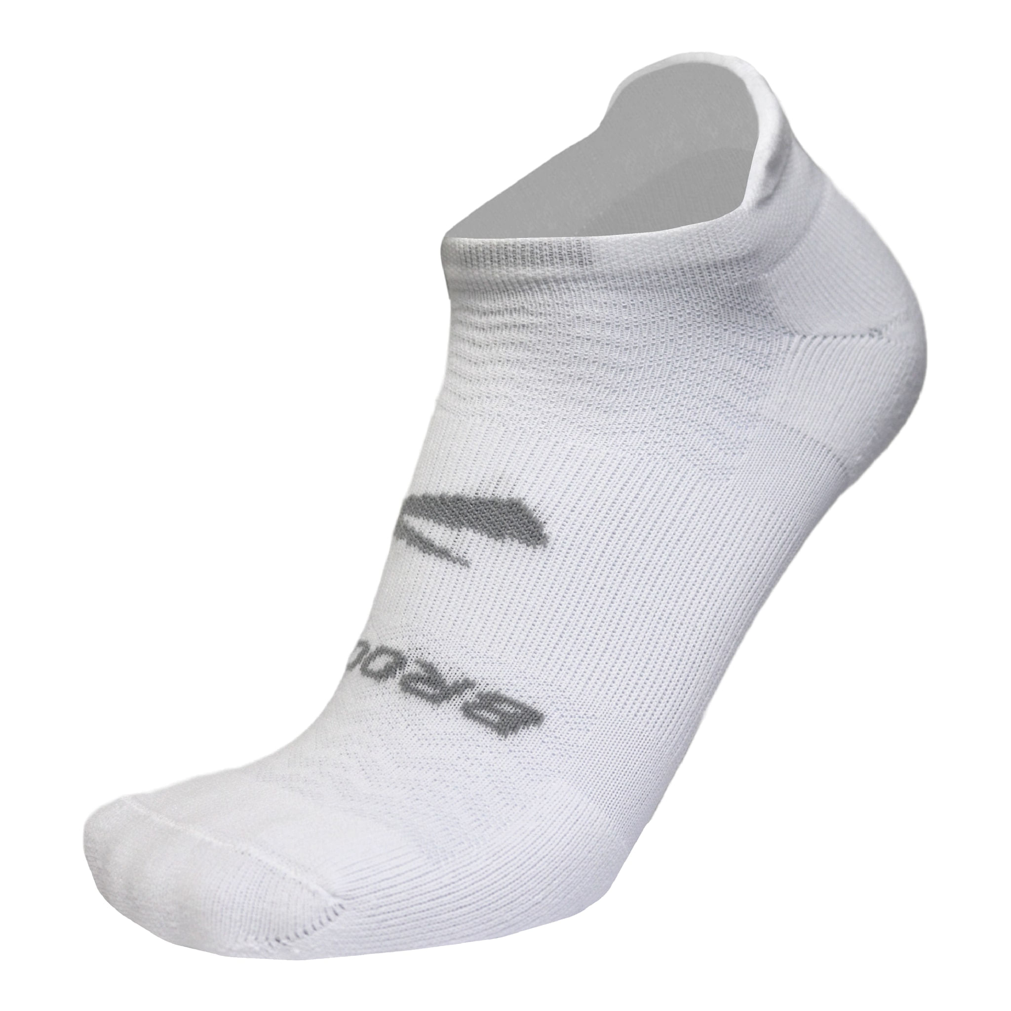 Brooks Run-In No Show Sock (6 Pack) - Asphalt / White / Black S