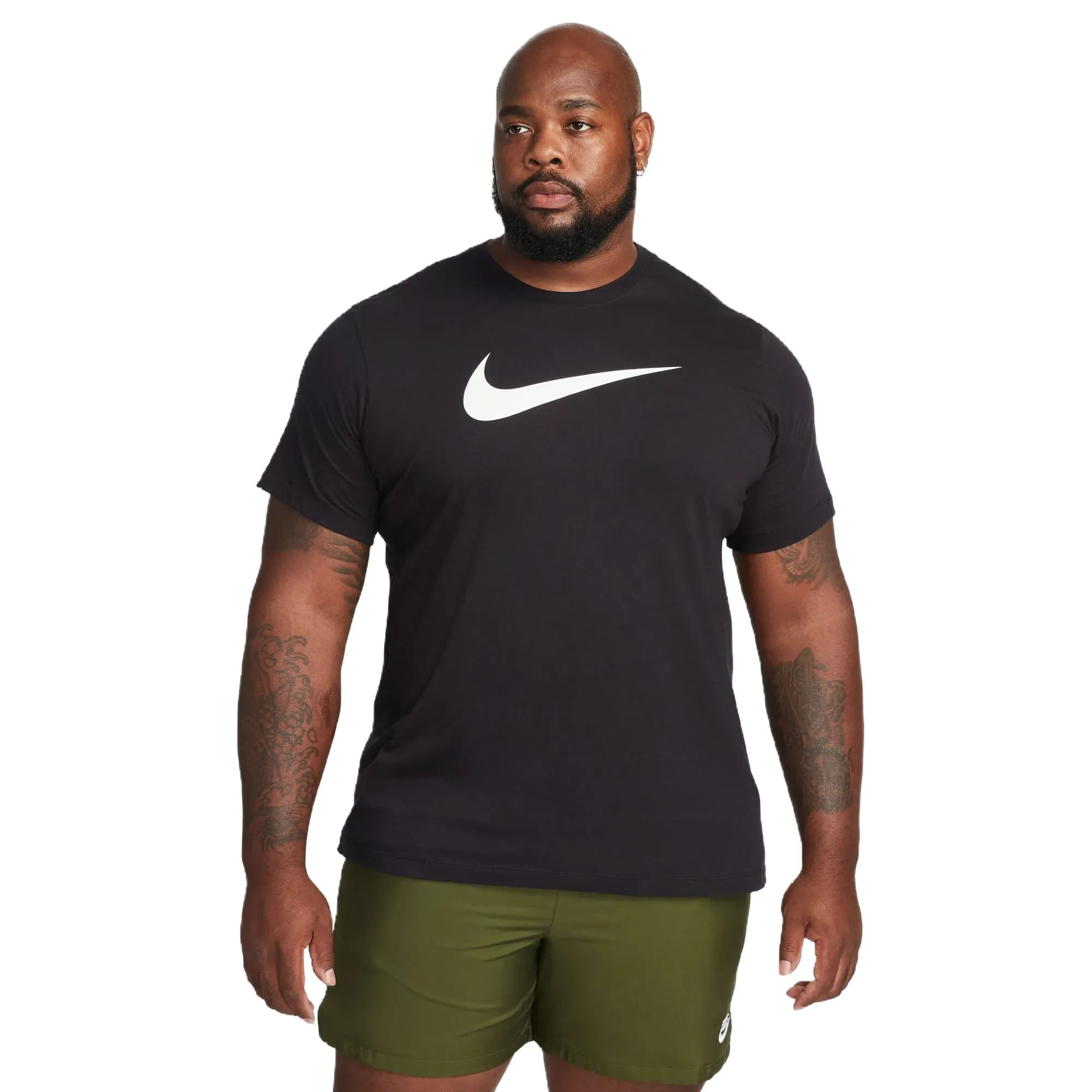 Nike Men's Short Sleeve T-Shirt - 58% Cotton, 41% Polyester