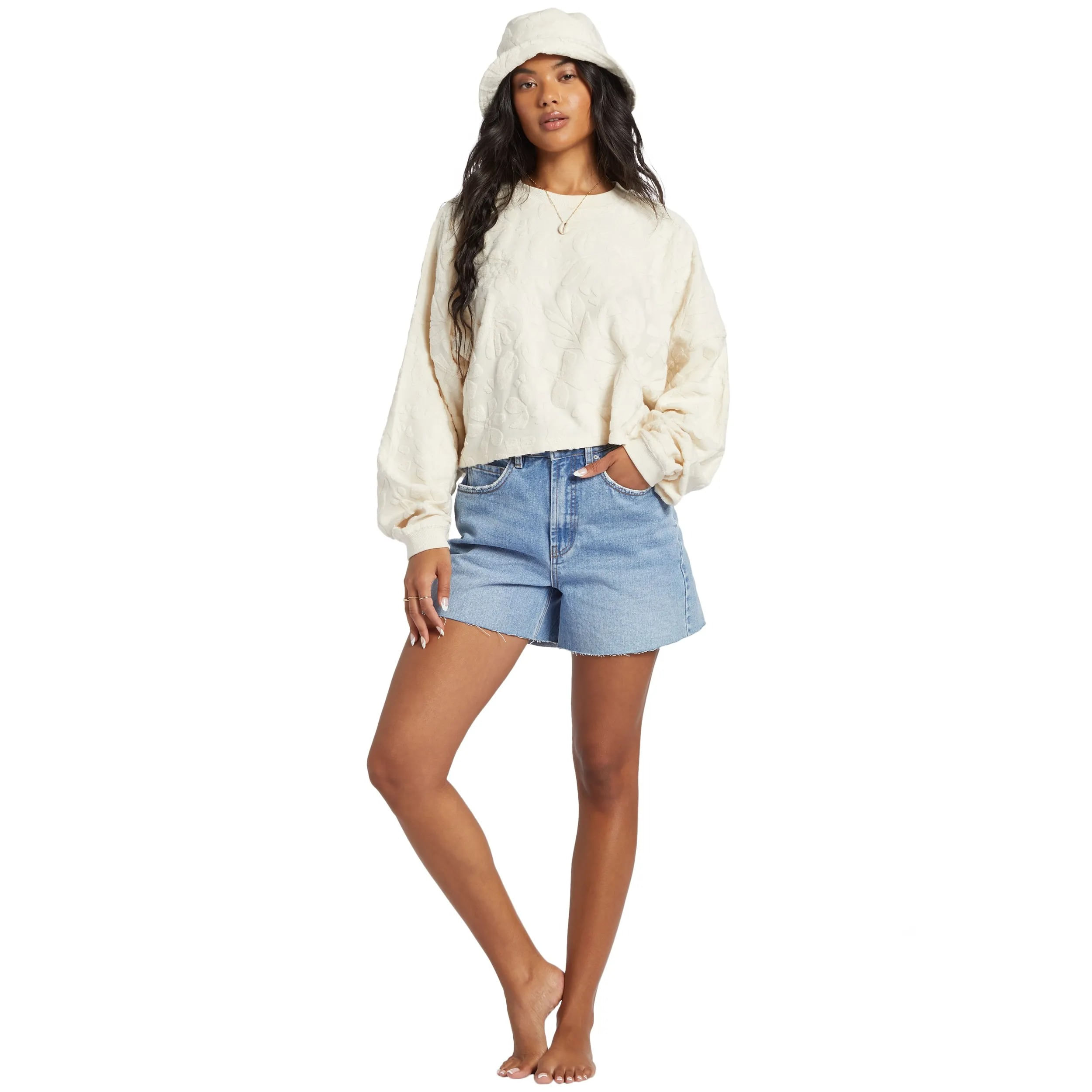 Billabong Loosen Up Crew Neck Sweatshirt - Women's - Als.com Billabong Loosen Up Crew Neck Sweatshirt - Women's - Als.com