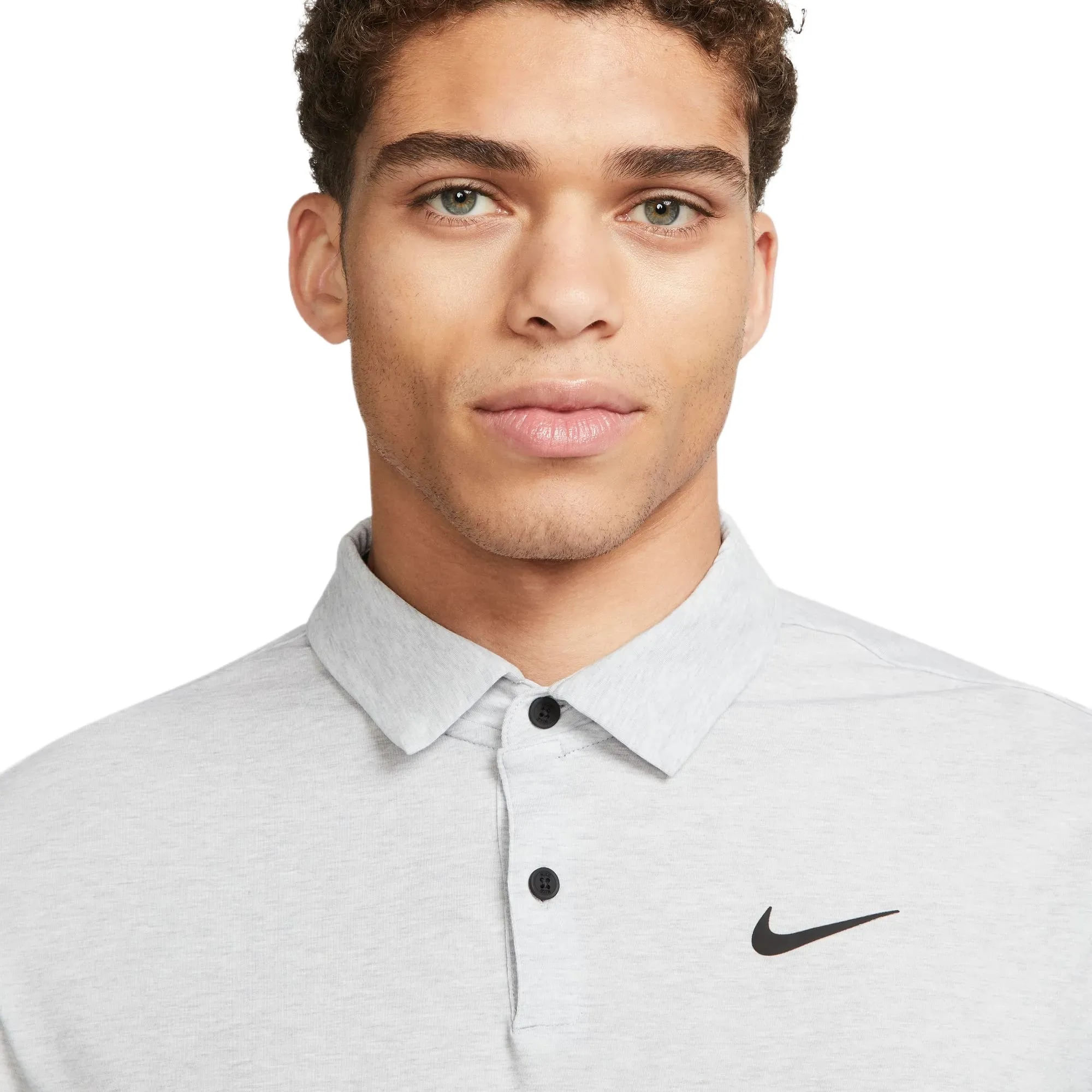 grey nike golf shirt