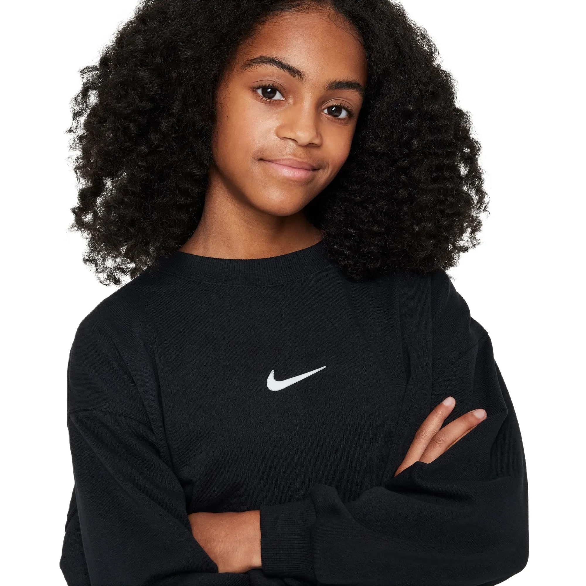 Nike Sportswear Dri Fit Crew Neck Sweatshirt Girls