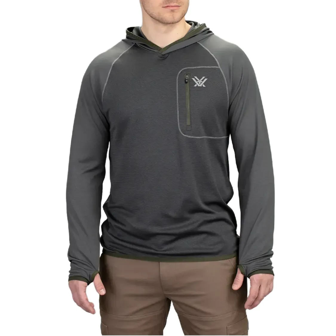 Vortex Optics Weekend Rucker Hoodie - Men's - Charcoal L – image 3 of 5