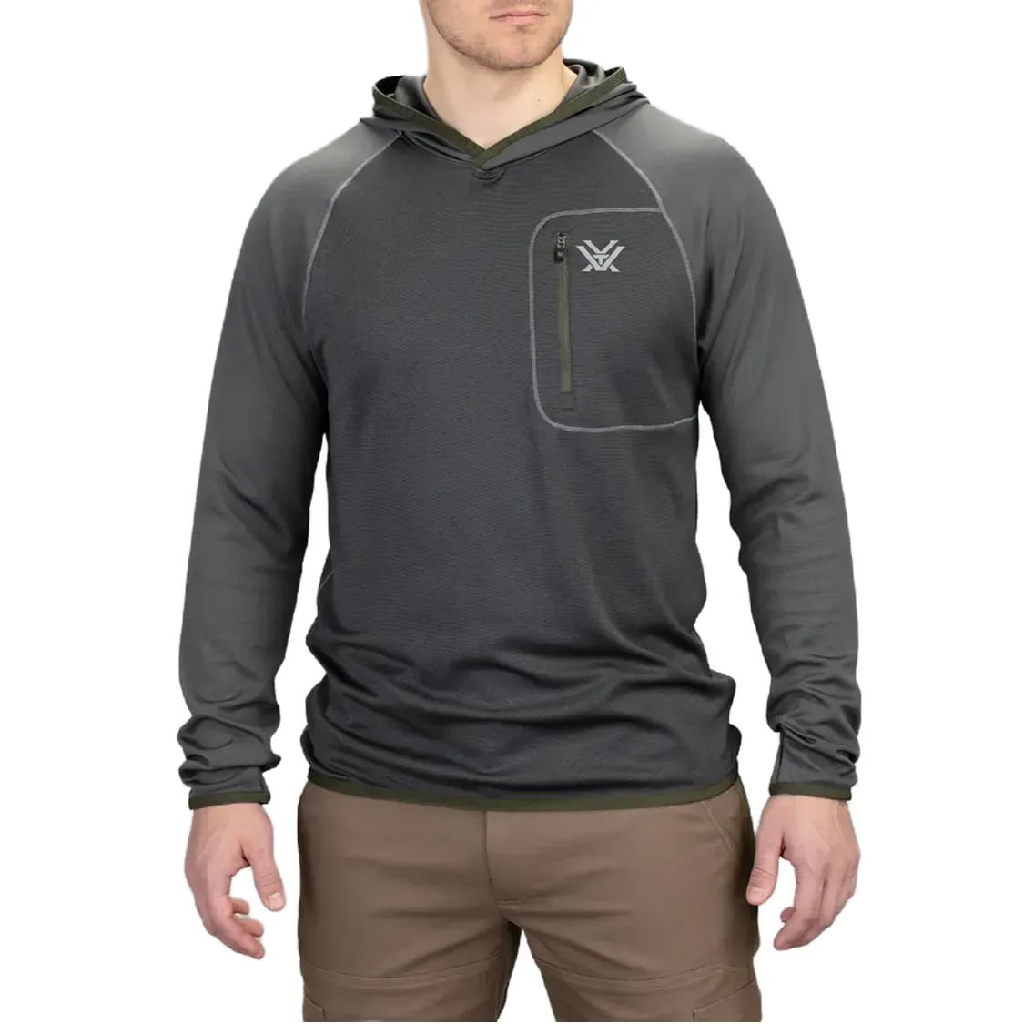 Vortex Optics Weekend Rucker Hoodie - Men's - Charcoal L – image 5 of 5