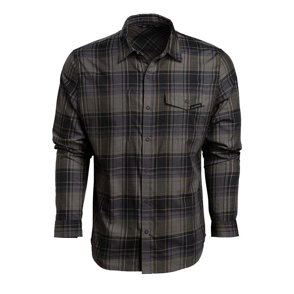 トップス Tech Work Shirts L/S Gun club Plaids Vortex Optics Trail Call Tech Flannel - Men's - Als.com