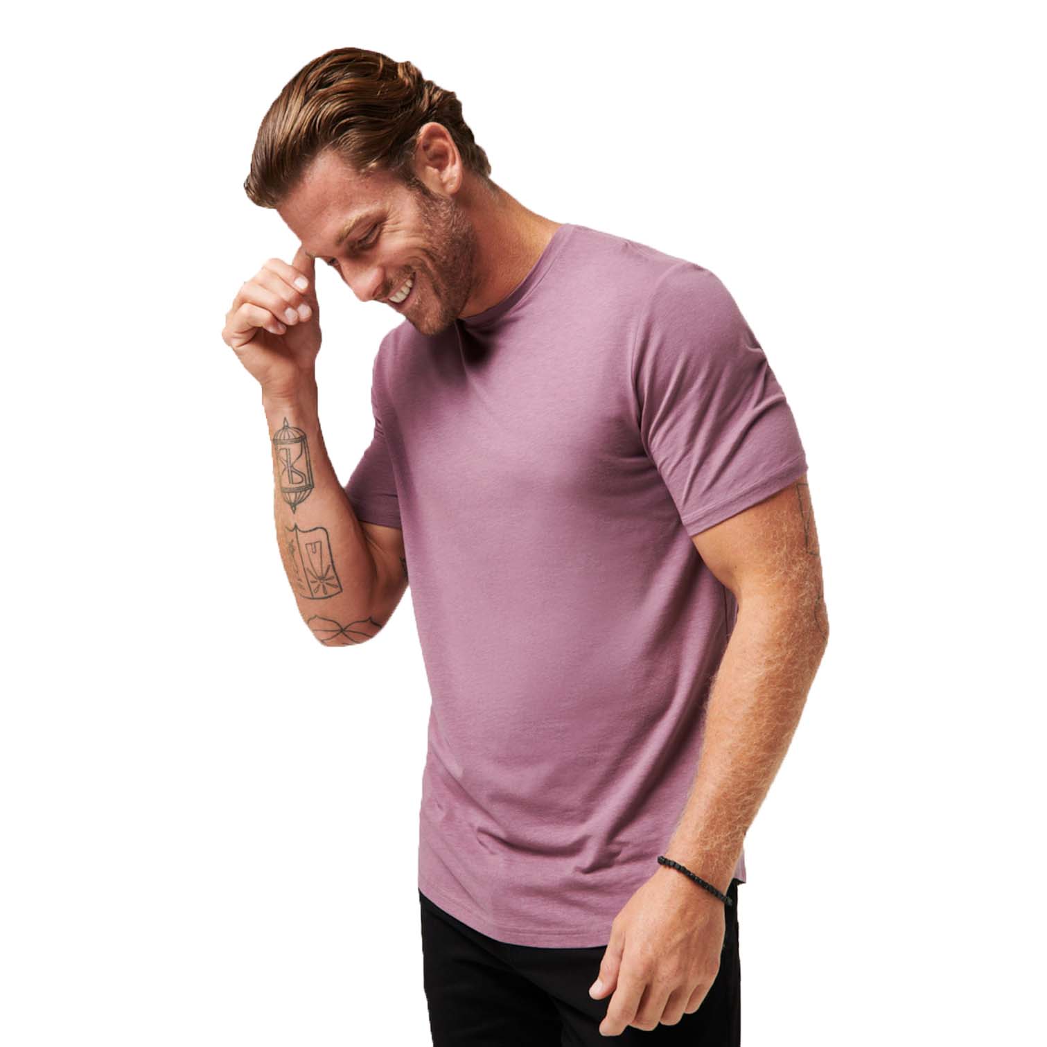 TRAVIS MATHEW ピンク ショートスリーブシャツ TravisMathew Cloud Crew T-Shirt - Men's - Als.com