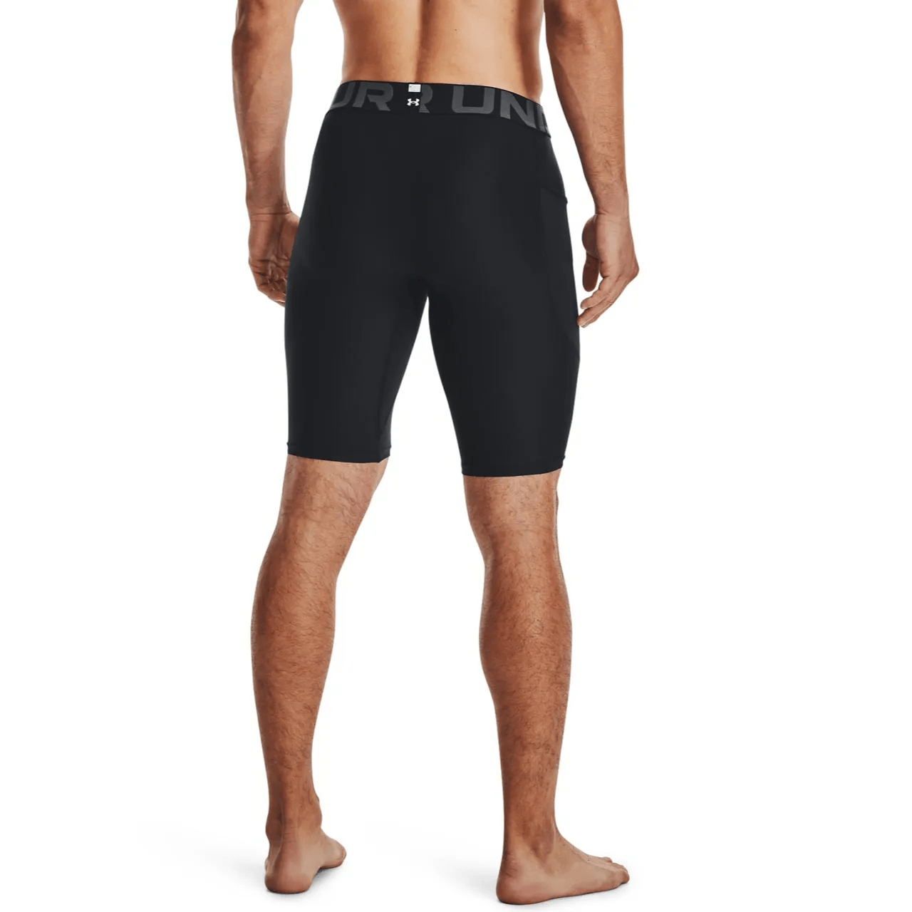 Under Armour HeatGear Pocket Long Short - Men's - Black, White XXL 9" Inseam – image 4 of 7