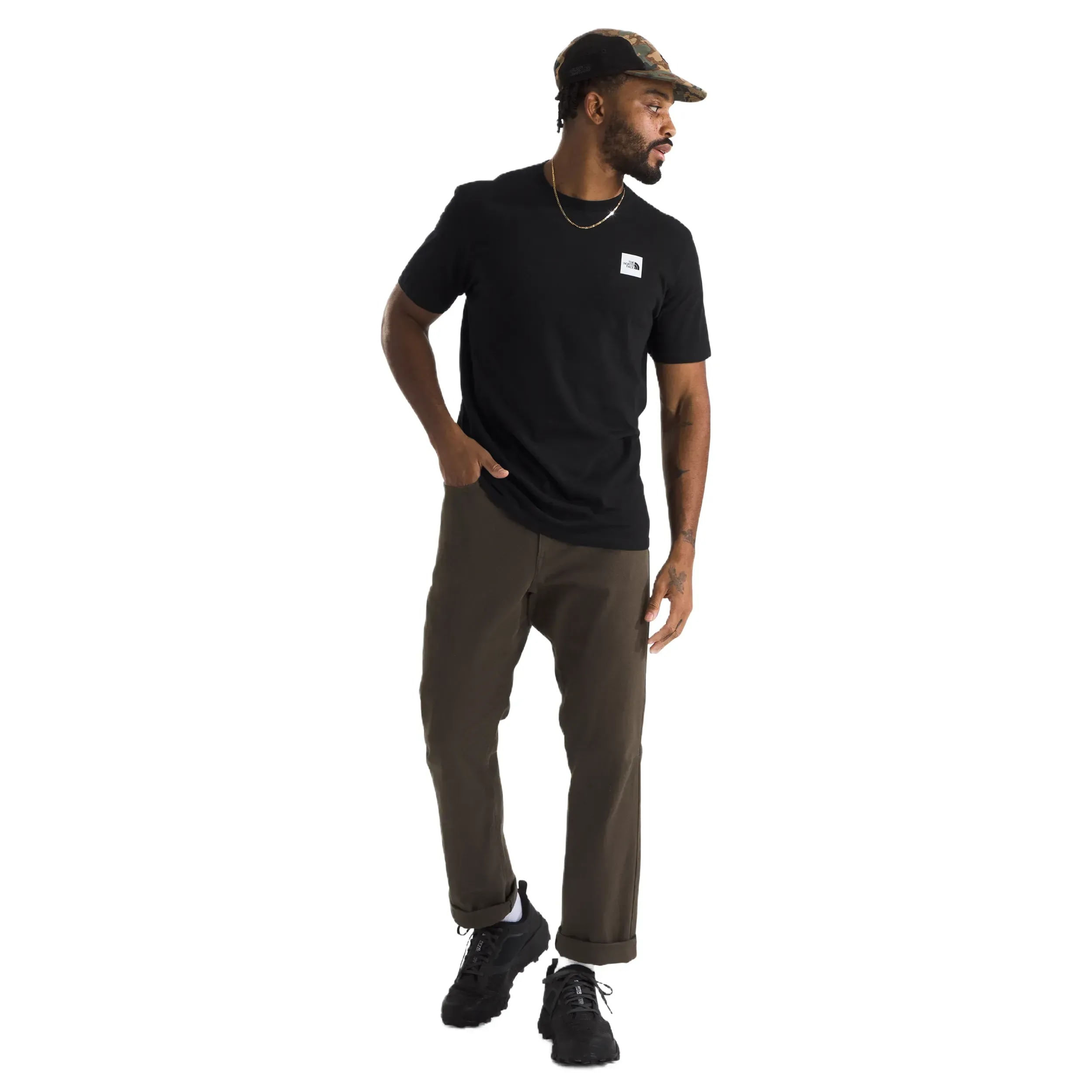 トップス ABYTSHALF BOX LOGO T-SHIRT BLACK The North Face Short-Sleeve Box Logo T-Shirt - Men's - Als.com