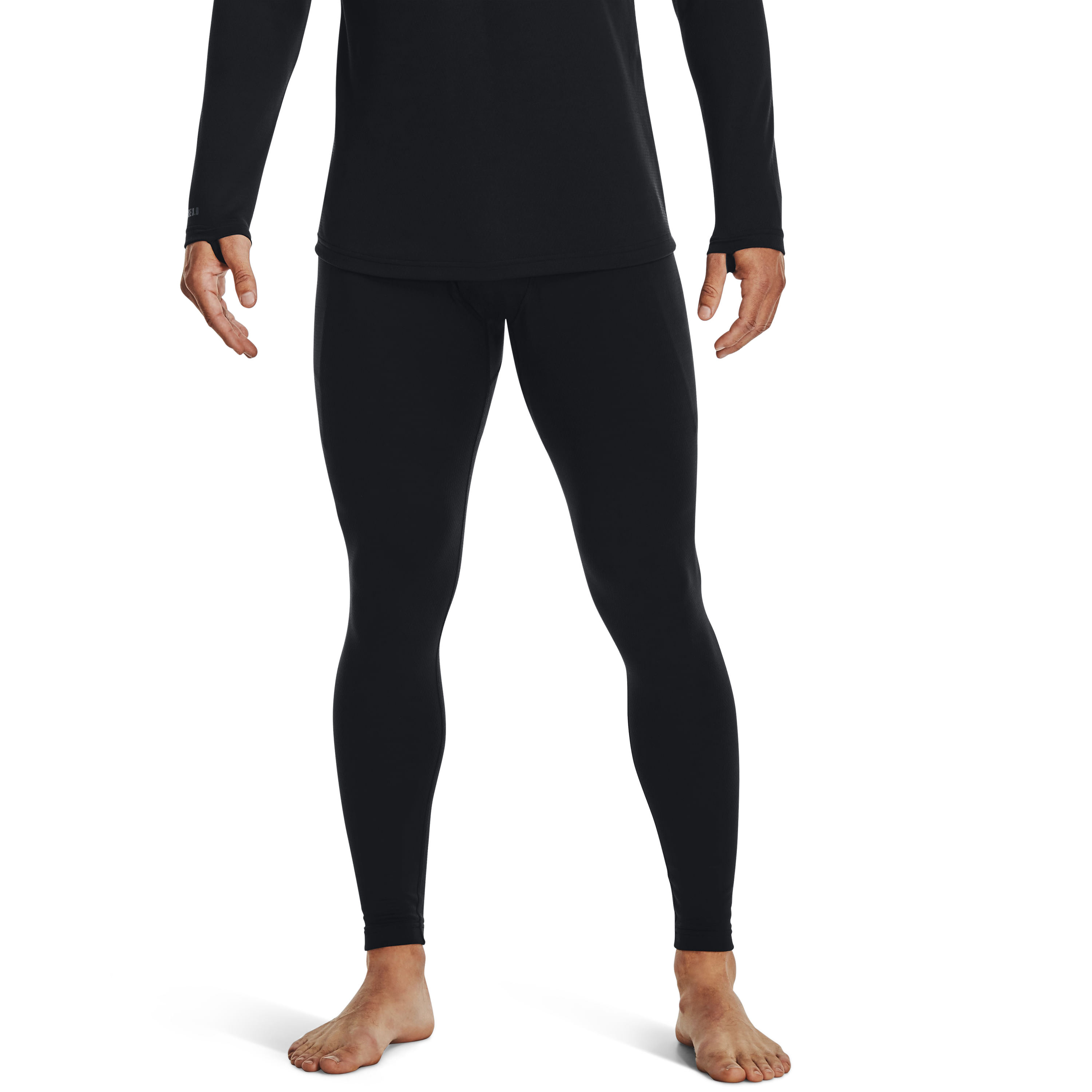 Under Armour Coldgear Base 3.0 Legging - Men's - Black / Pitch Gray 3XL