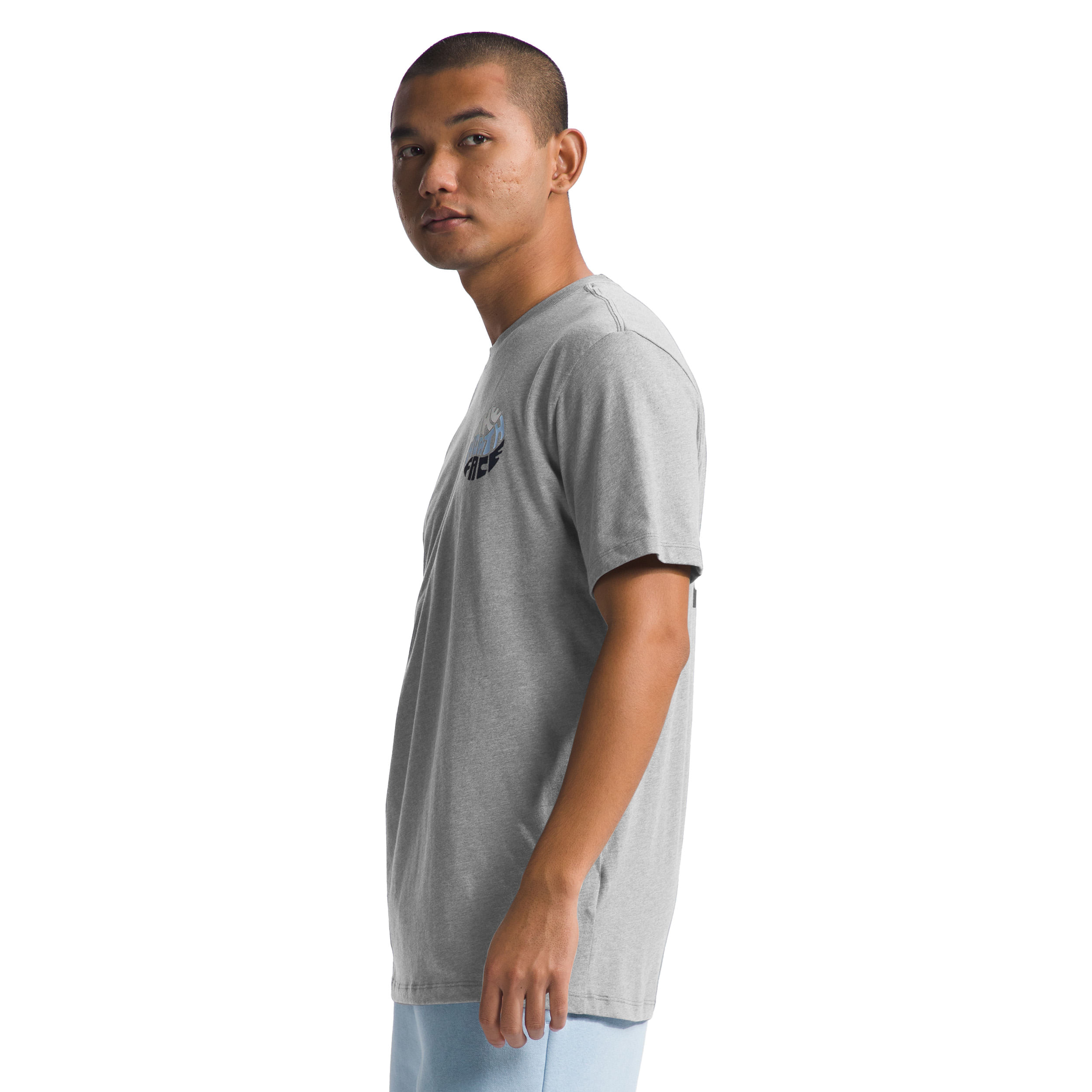★THE NORTH FACE★ Men's Perm Short Sleeve T-ShirtCOOL GRAY The North Face Short Sleeve T-Shirt - Men's – Geartrade.com