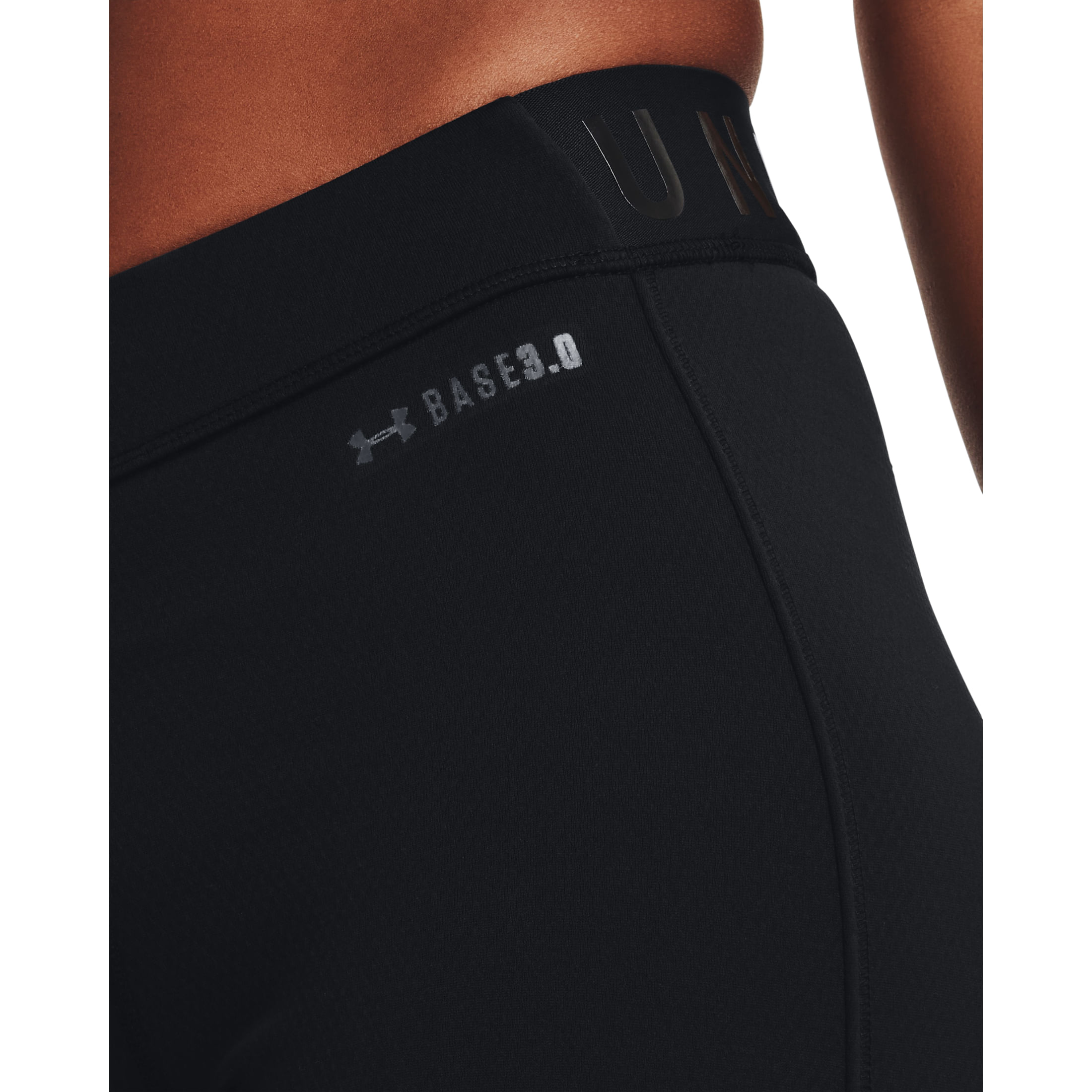 Under Armour ColdGear Base 3.0 Leggings - Women's - Black / Pitch Gray L
