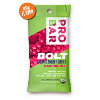 PROBAR Bolt Organic Energy Chews - Raspberry Single Serving