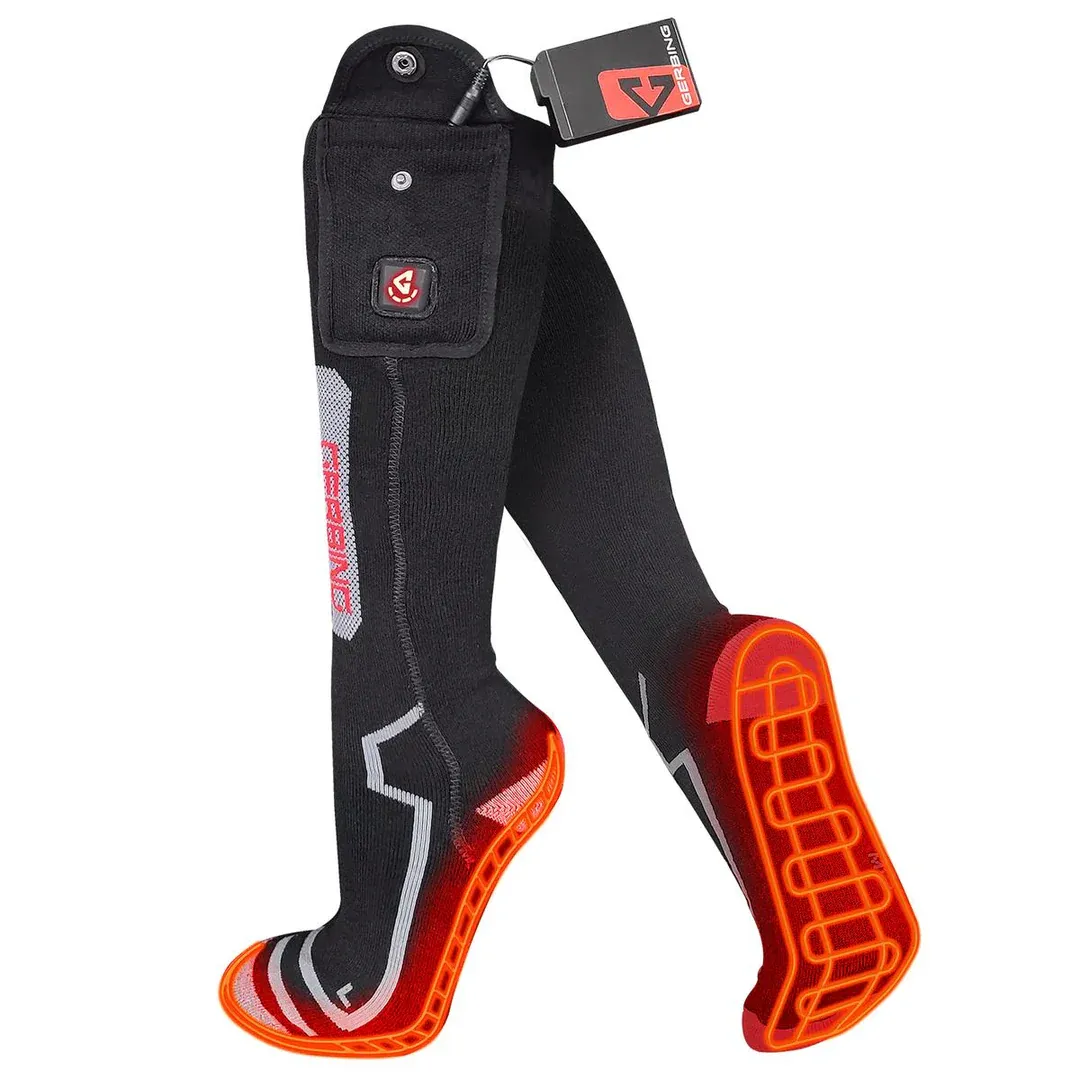 Gerbing Gerbing 7v Ultimate Wool Heated Socks - Black L/XL