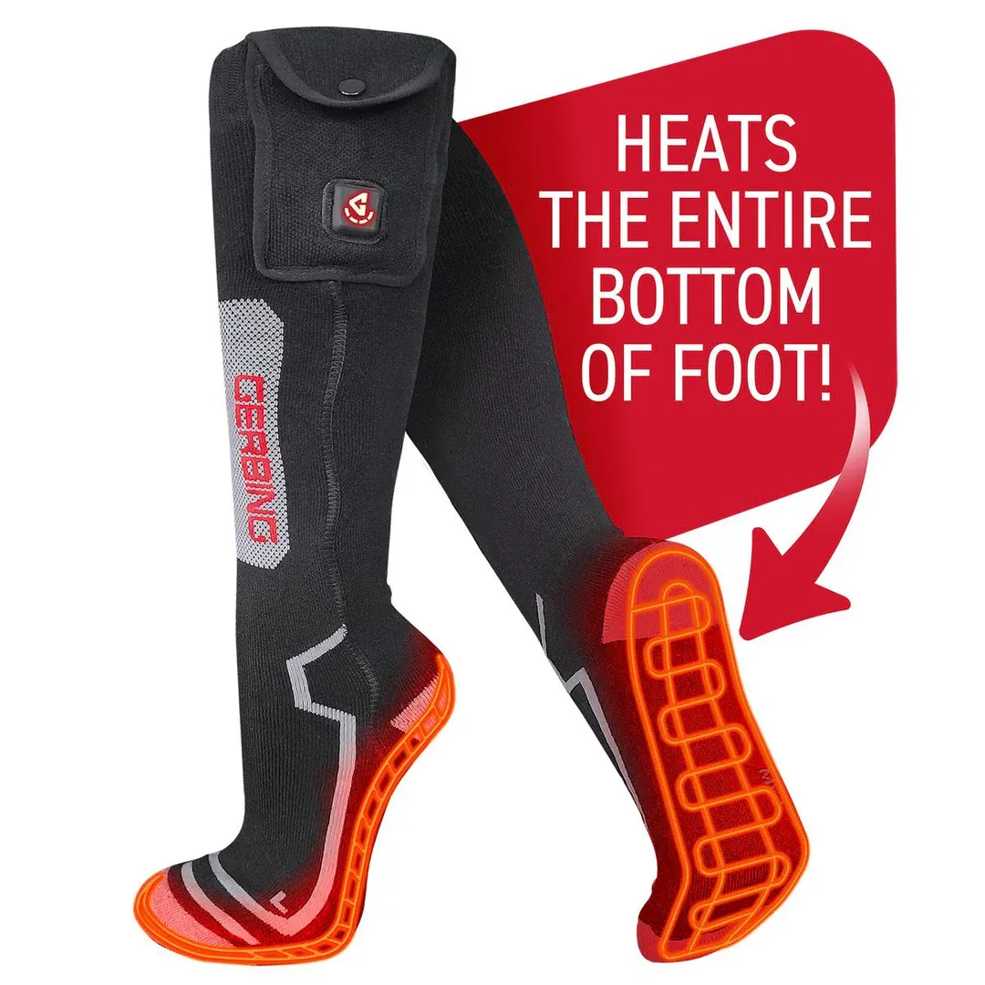Gerbing Gerbing 7v Ultimate Wool Heated Socks - Black L/XL