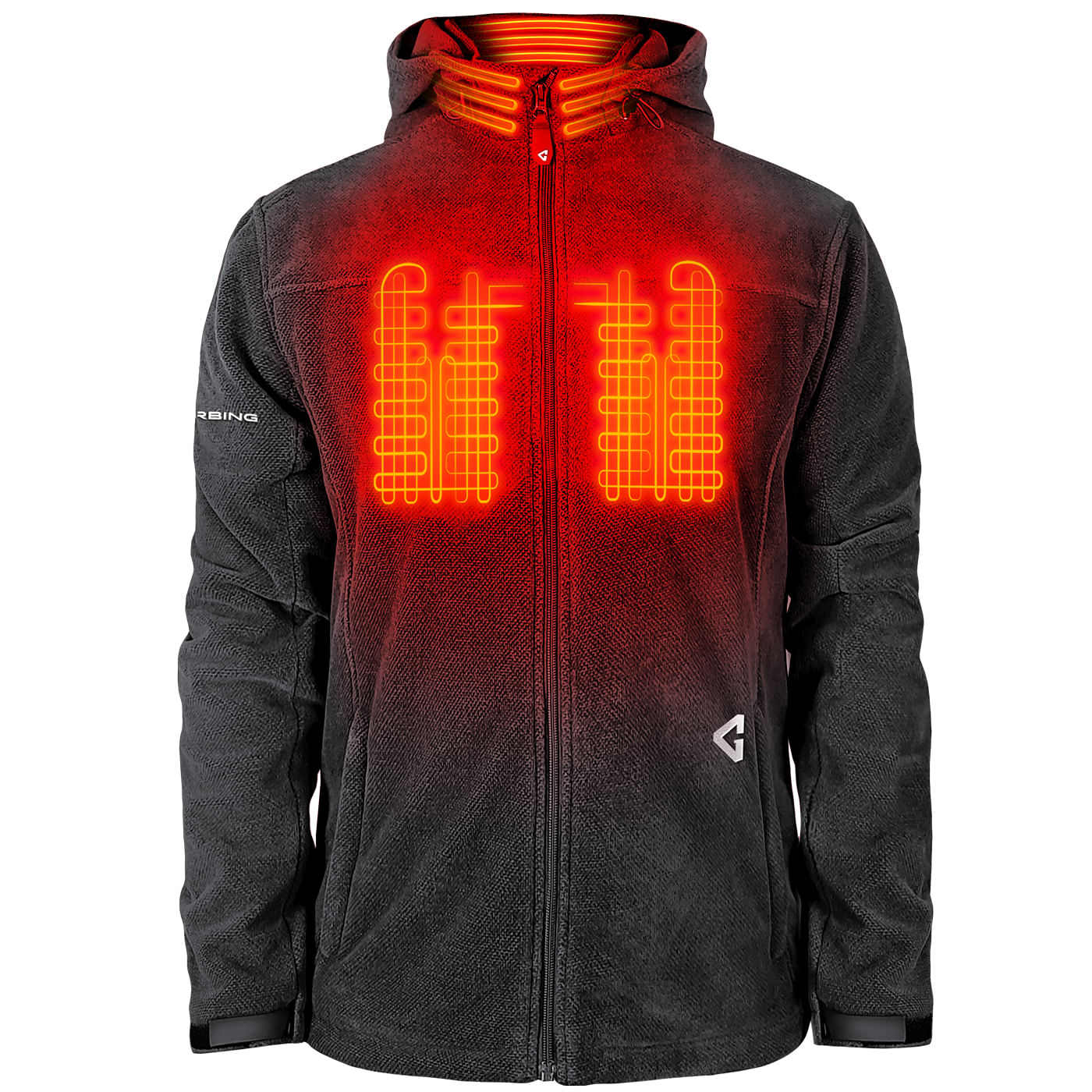 Gerbing 7V Thermite Fleece Heated Jacket - Men's - Gray 3XL