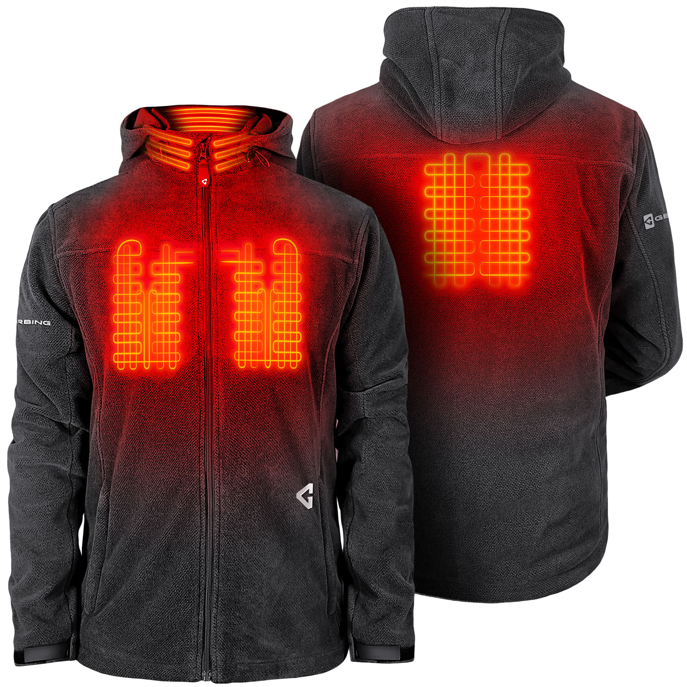 Gerbing 7V Thermite Fleece Heated Jacket - Men's - Gray 3XL