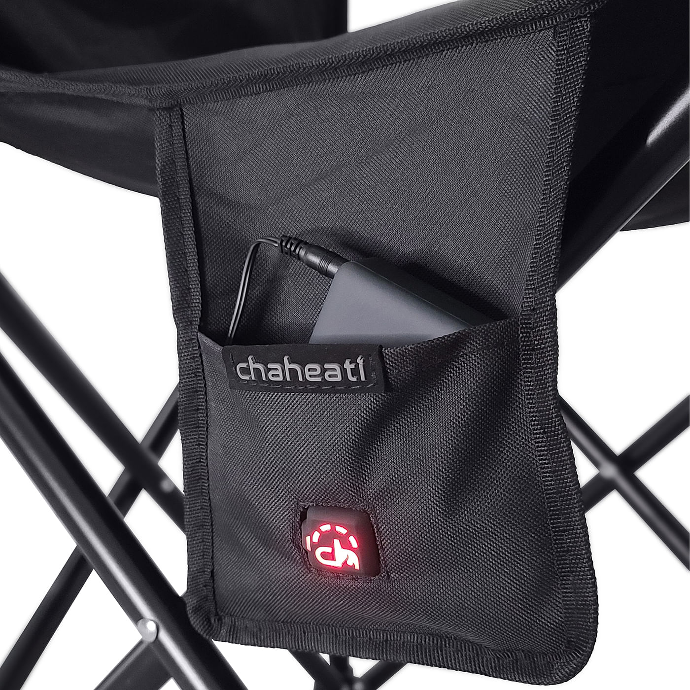 Chaheati 7v Original Heated Folding Chair - Black