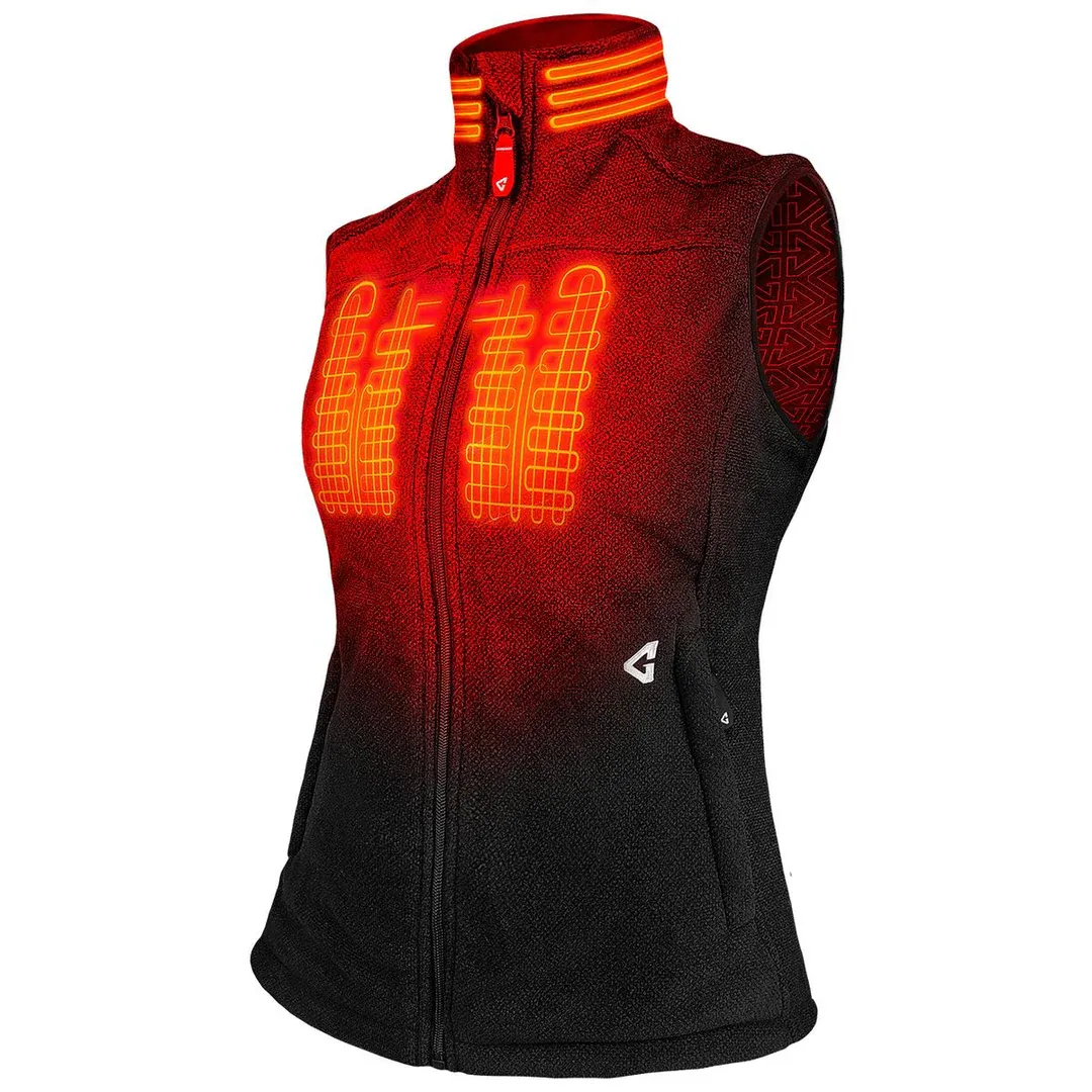 Gerbing 7v Thermite Fleece Heated Vest 2.0 - Women's - Black S