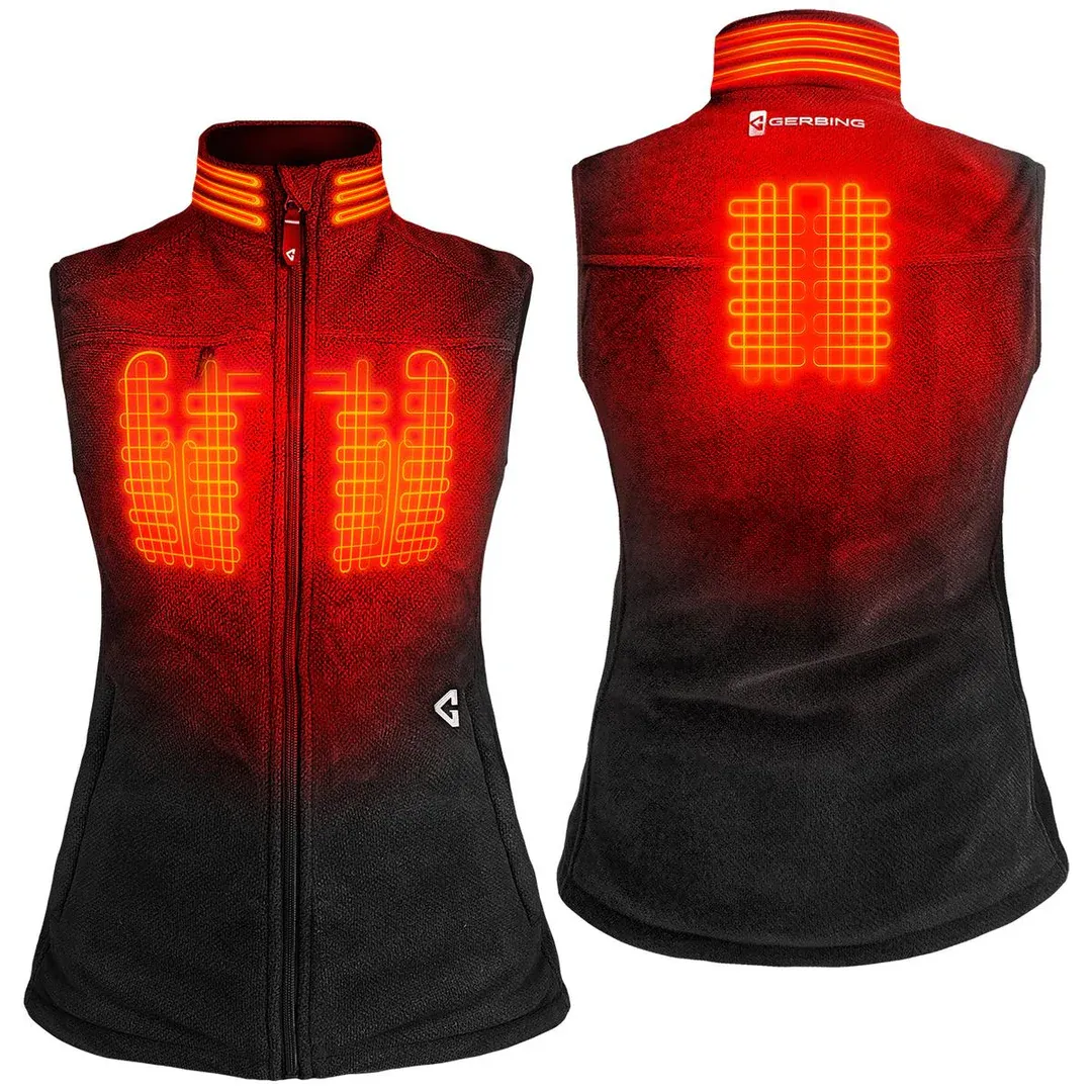 Gerbing 7v Thermite Fleece Heated Vest 2.0 - Women's - Black S