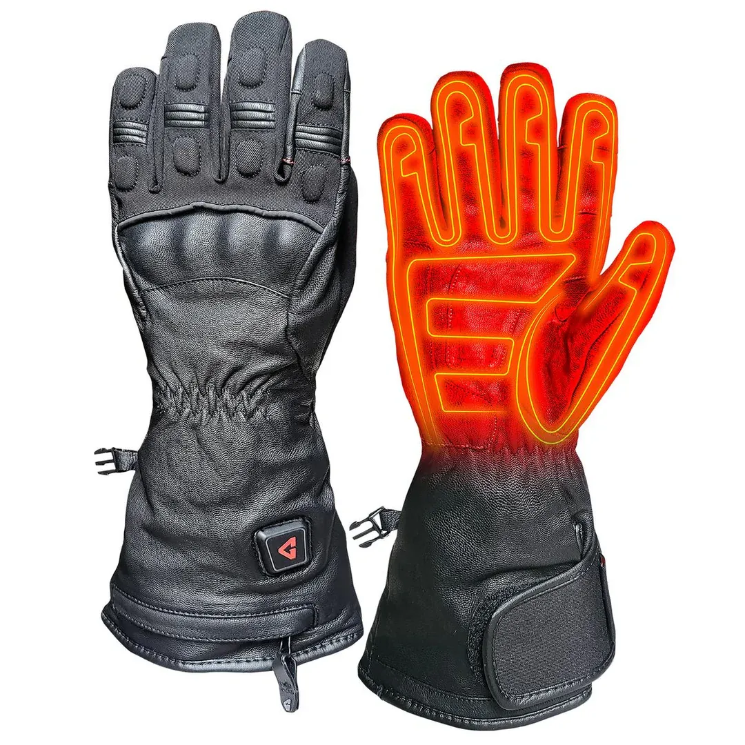 Gerbing 7v Hard Knuckle Battery Heated Gloves - Black XS