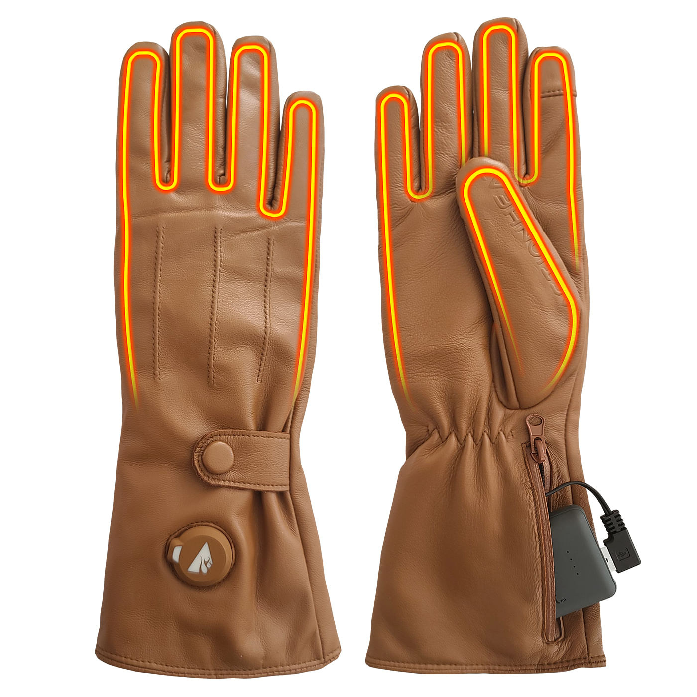 ActionHeat 5V Battery Heated Leather Dress Glove - Men's - Als.com