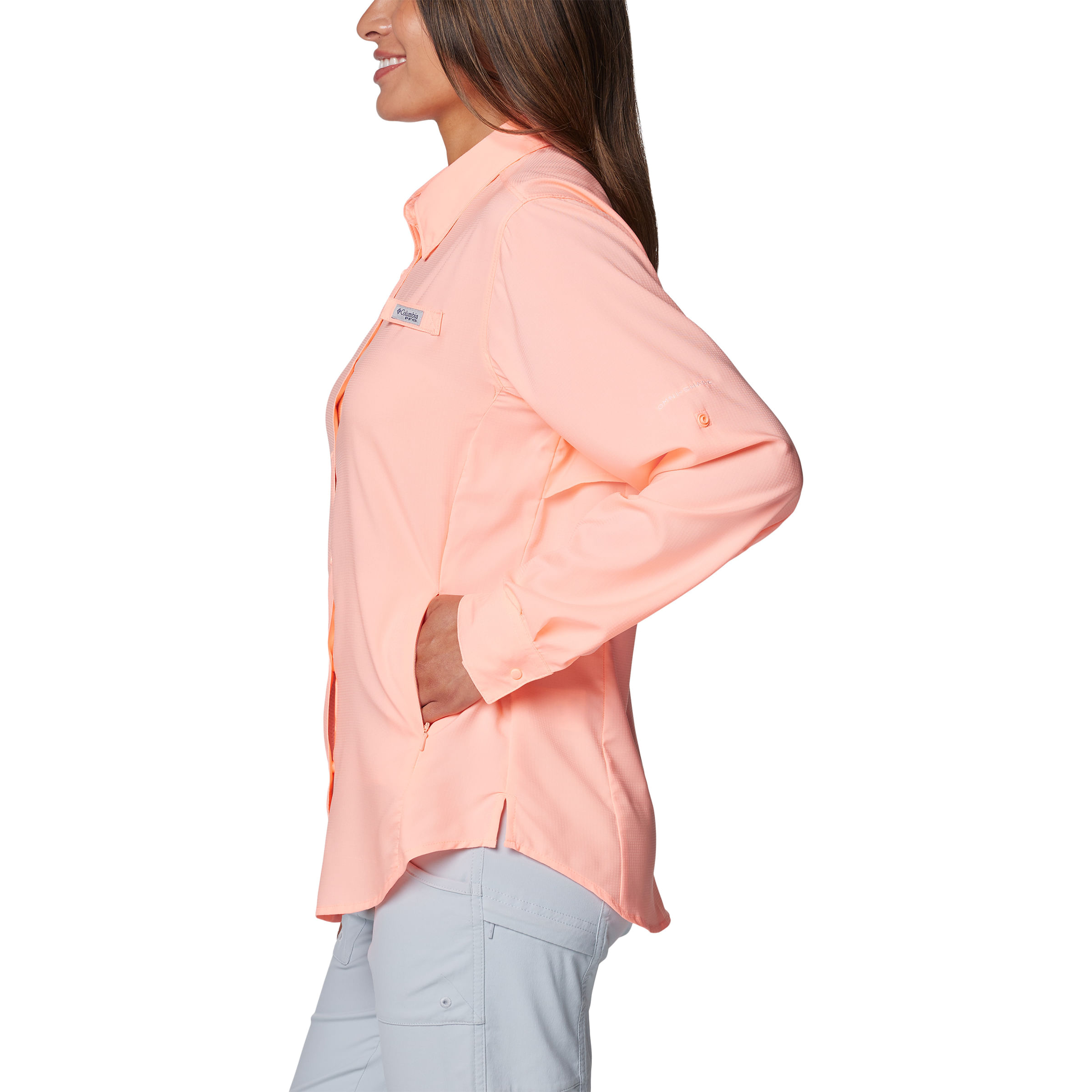 コロンビア Columbia Tamiami II Long Sleeve Shirt レディース シャツ トップス Faux Pink COLUMBIA Women's PFG Tamiami II Long Sleeve Shirt | Great