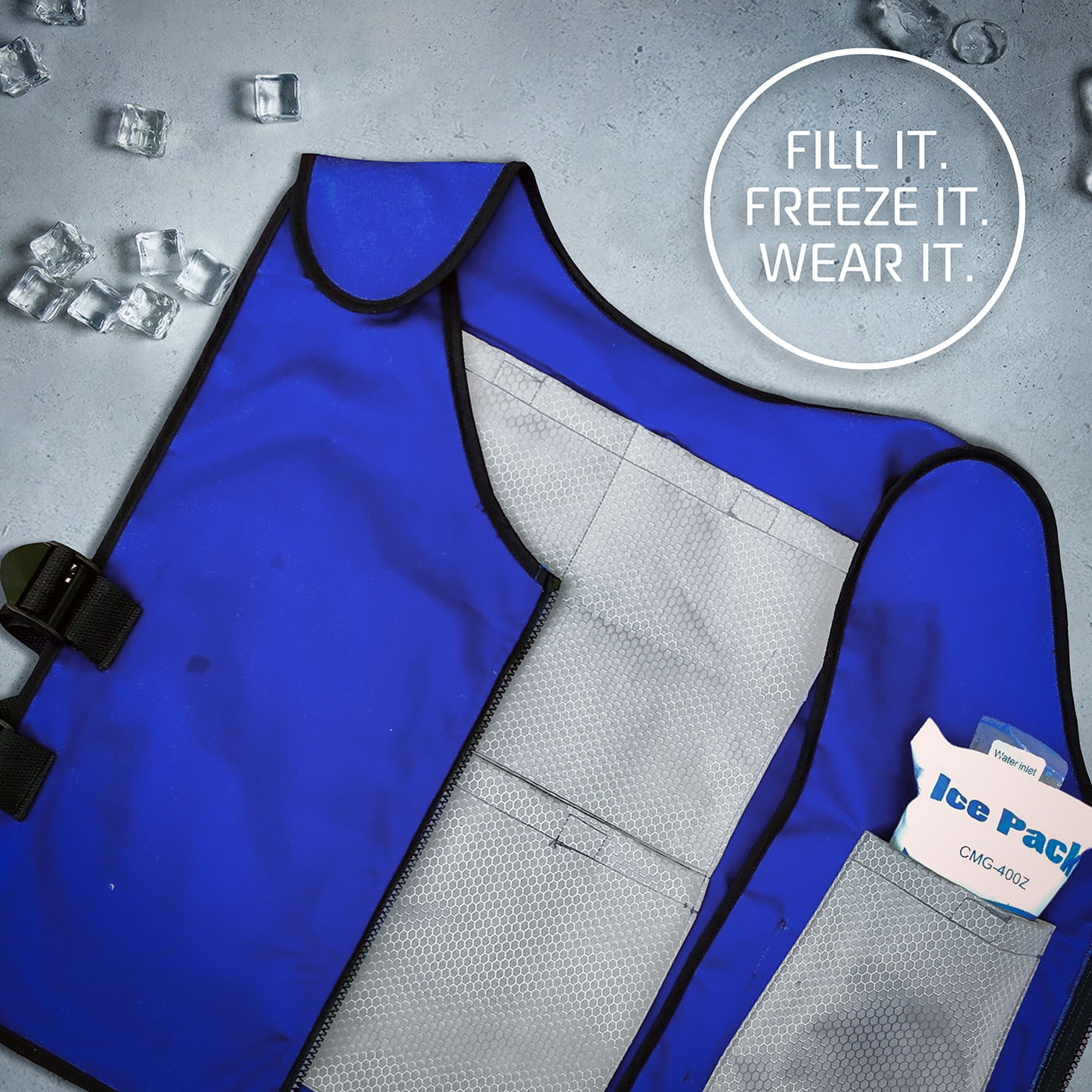 AlphaCool Arctic Cooling Ice Vest - Als.com