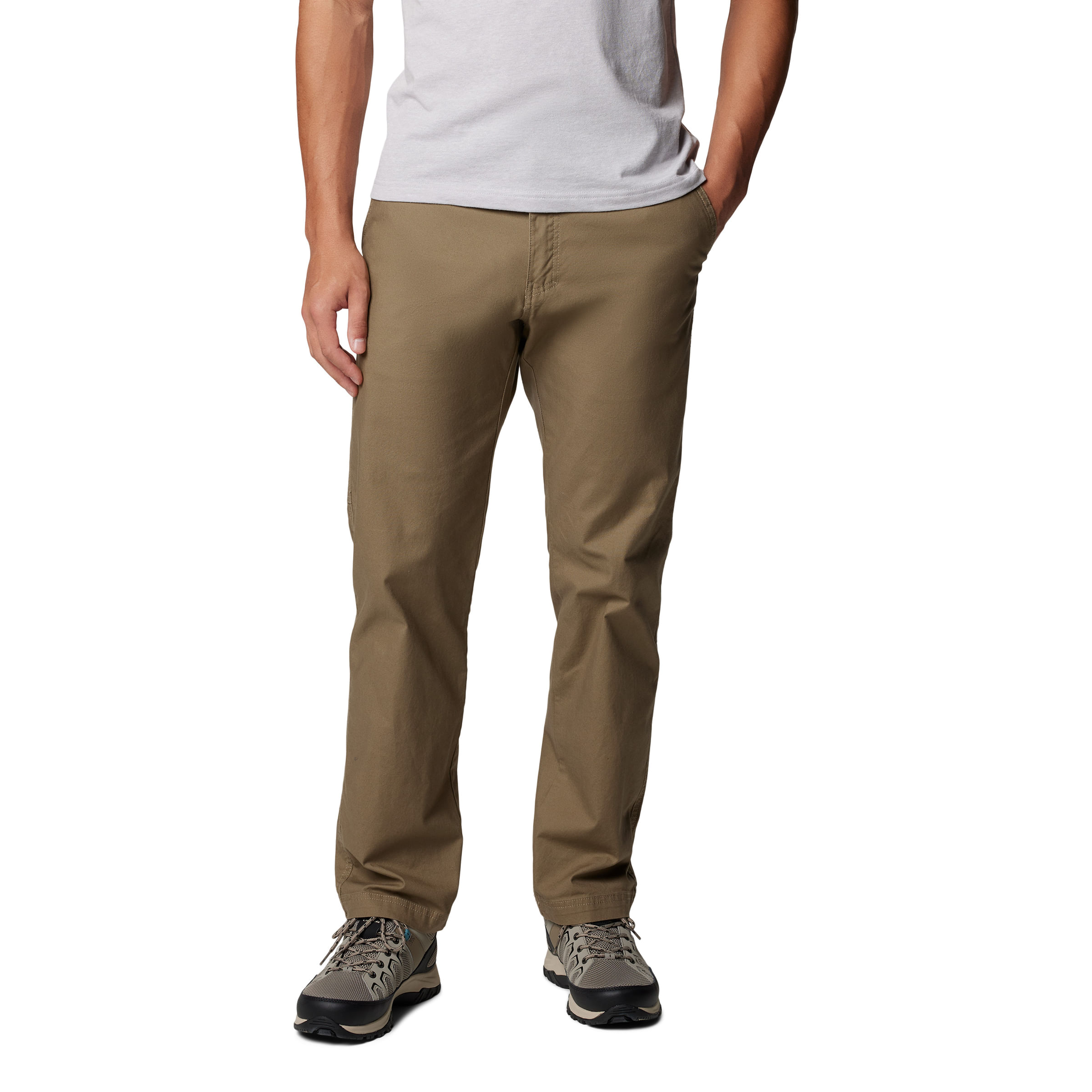 Columbia Men’s Flex ROC Pants – Stretch Cotton Blend Casual Hiking Pants With Tool Pocket